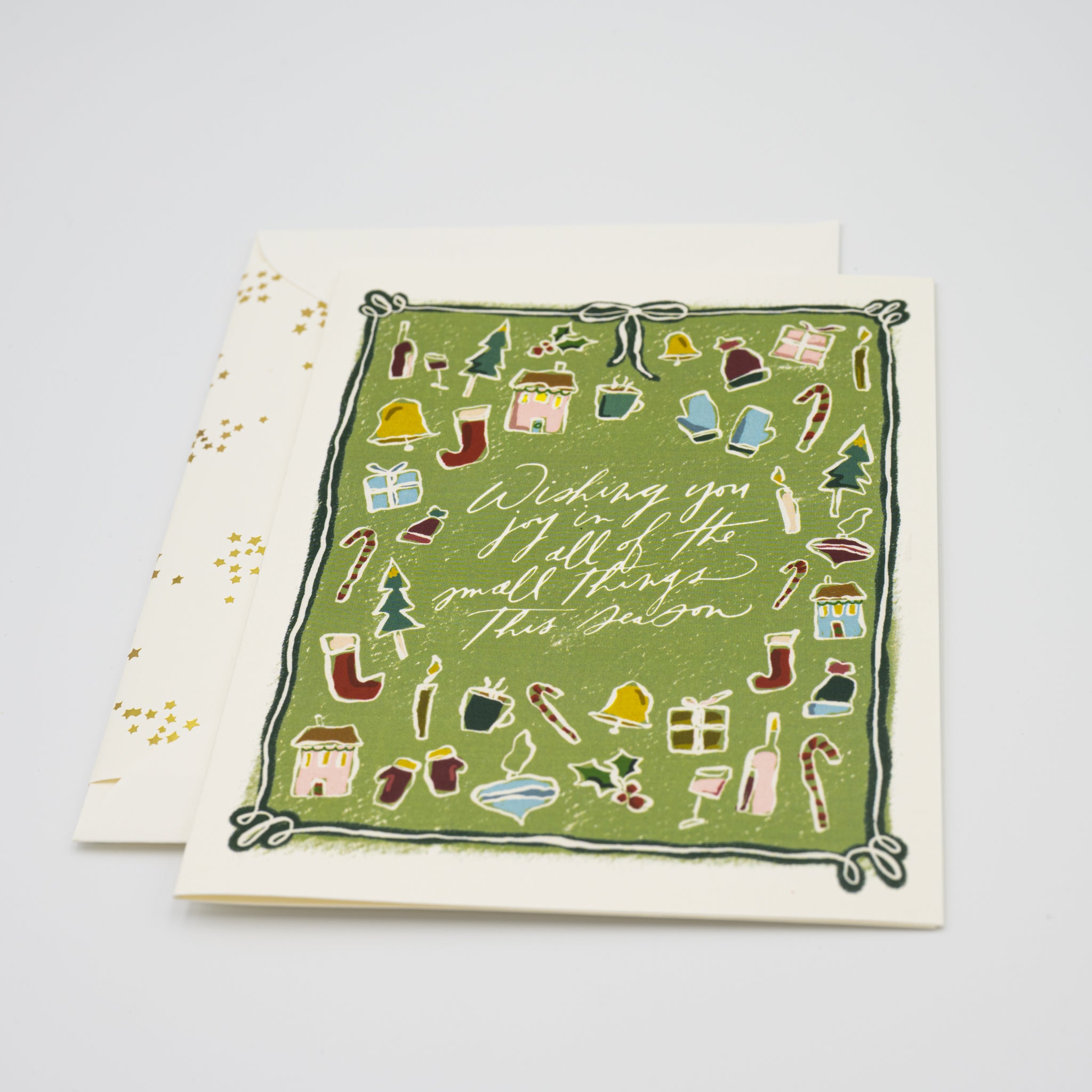 Enjoy the Small Things Holiday Icon Christmas Card