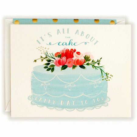 All About The Cake Birthday Card - The First Snow