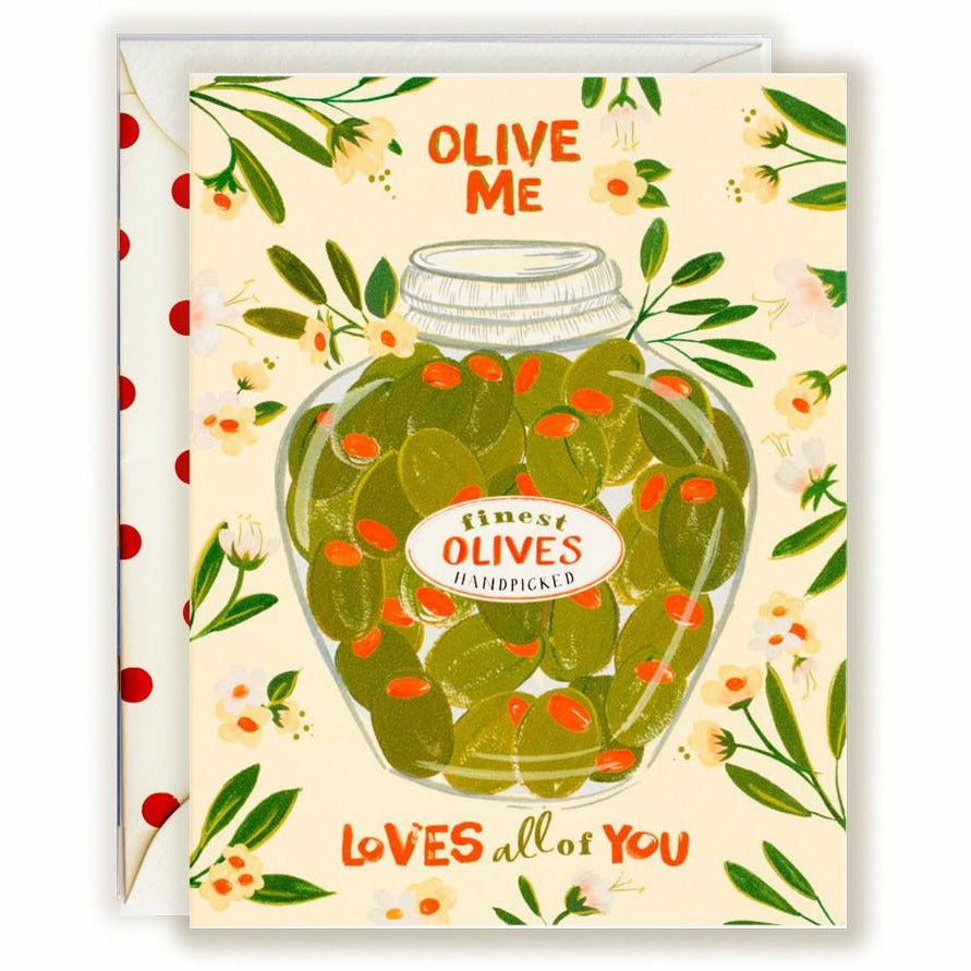 Olive Me loves all of You Card - The First Snow