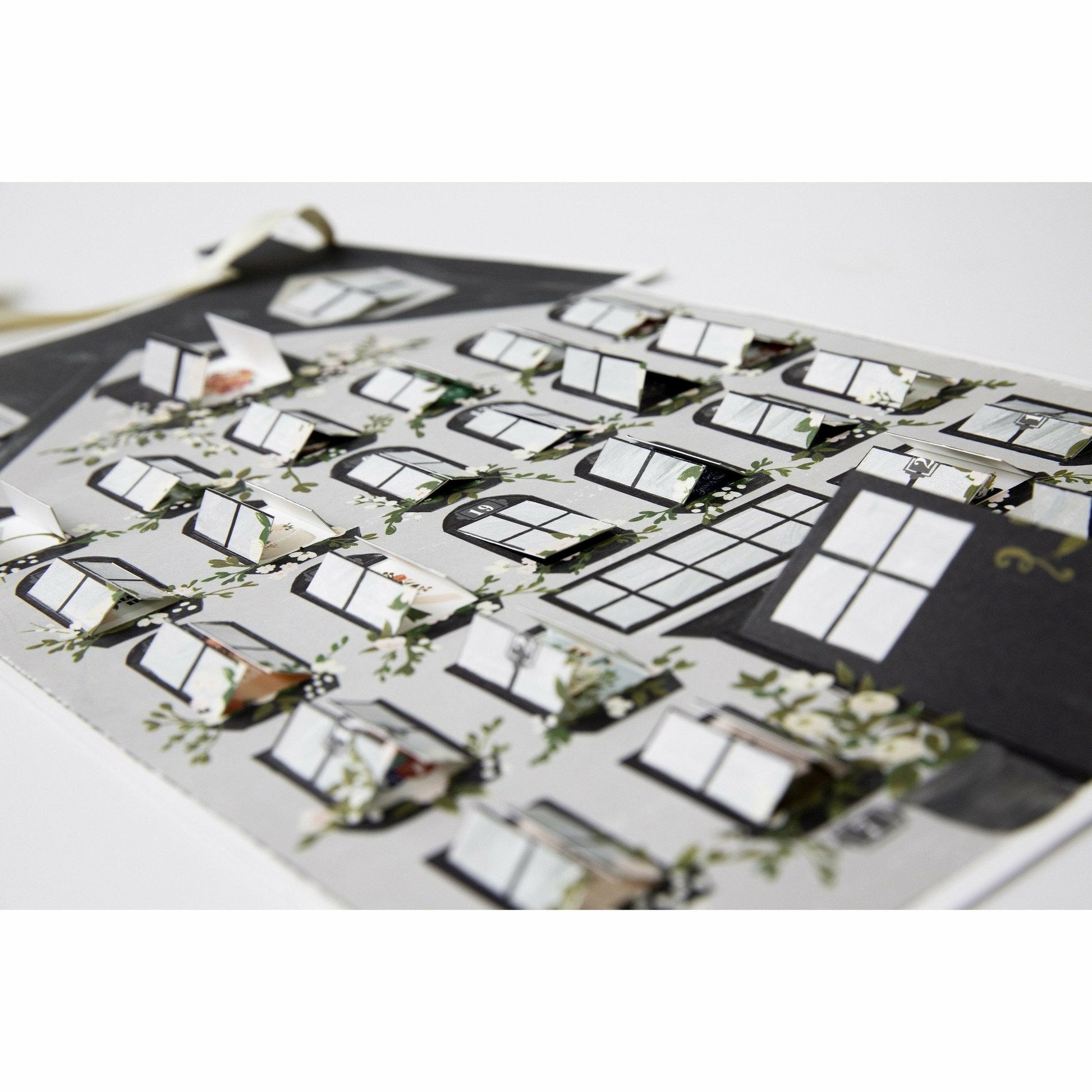 Advent-Style Illustrated 30-Day Wedding Countdown Calendar - The First Snow