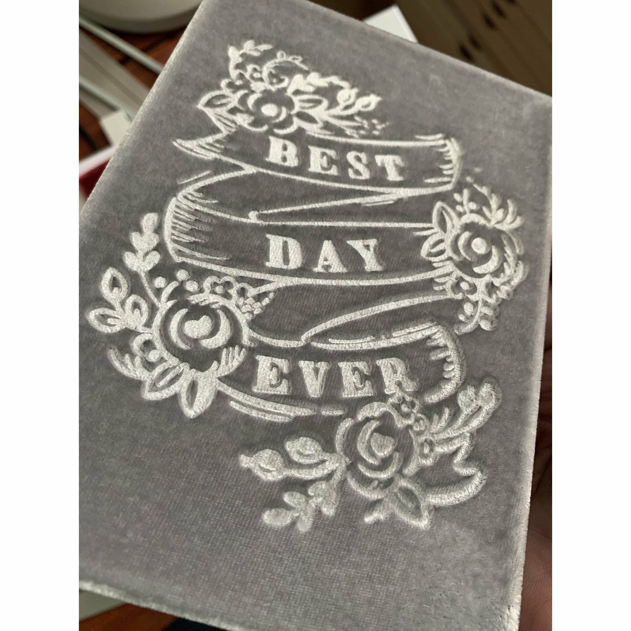 Best Day Ever Soft Velvet-Covered Notebook with Lined Pages - The First Snow