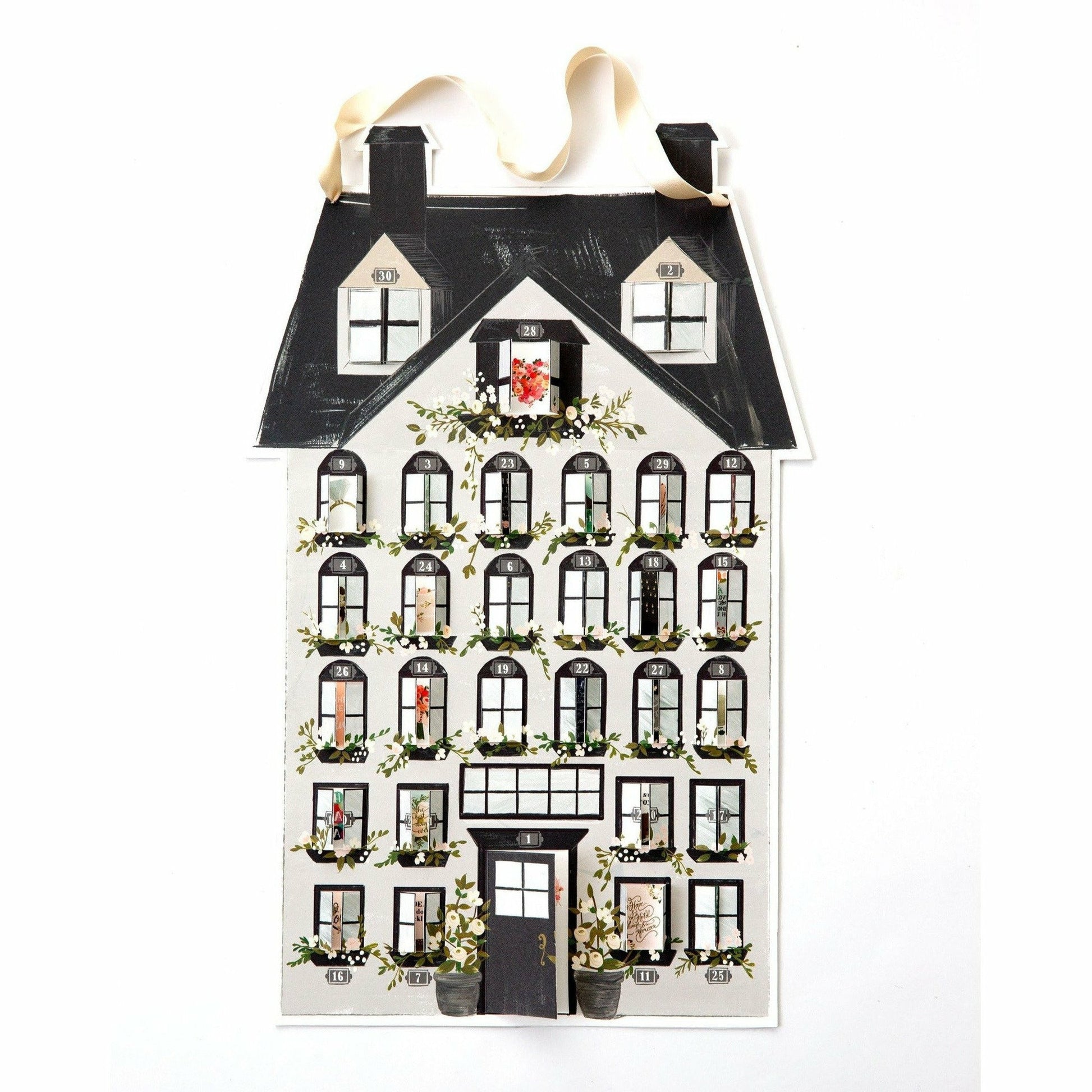 Advent-Style Illustrated 30-Day Wedding Countdown Calendar - The First Snow