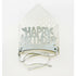 Silver Happy Birthday Glitter Crown Card - The First Snow