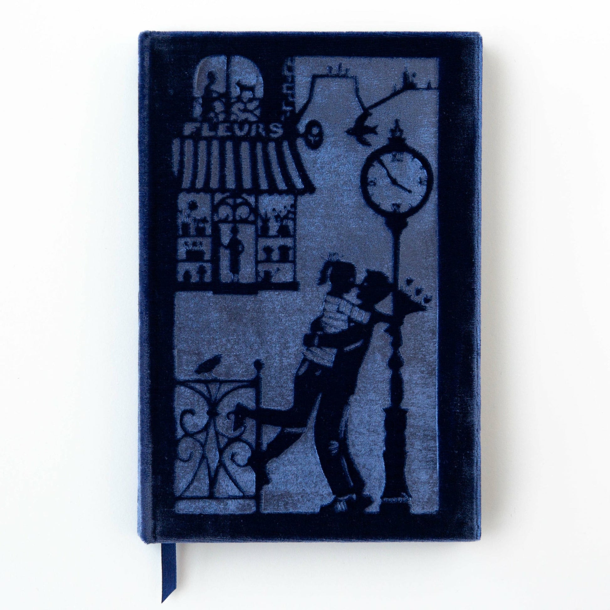 Romantic Couple The Writer Silk Velvet Journal - The First Snow