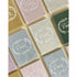 Petite Soft Velvet-Covered Vows Book for Weddings with Ribbon Bookmark - The First Snow
