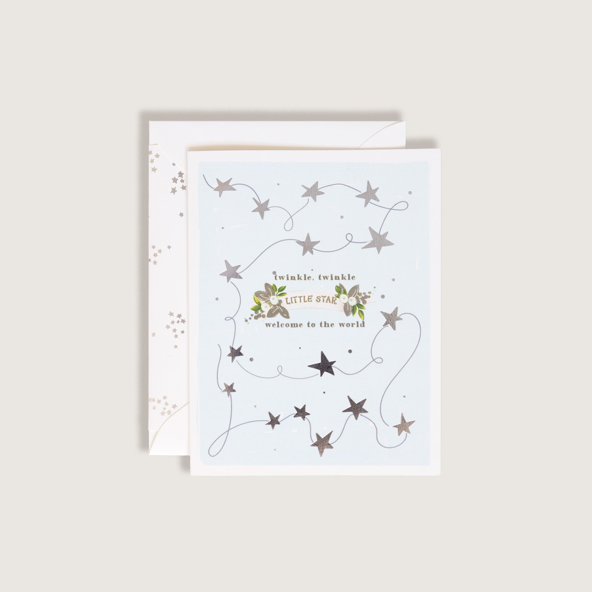 Twinkle Twinkle, Little Star Blue Card