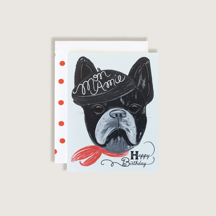 Mon Amie French Bulldog Card