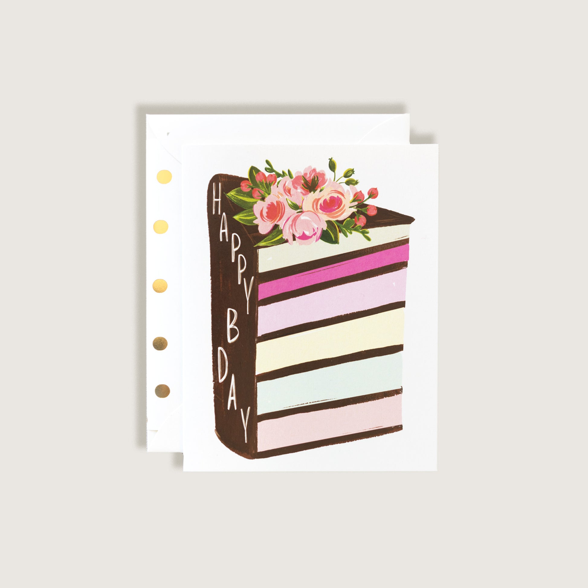 Birthday Layered Cake Card