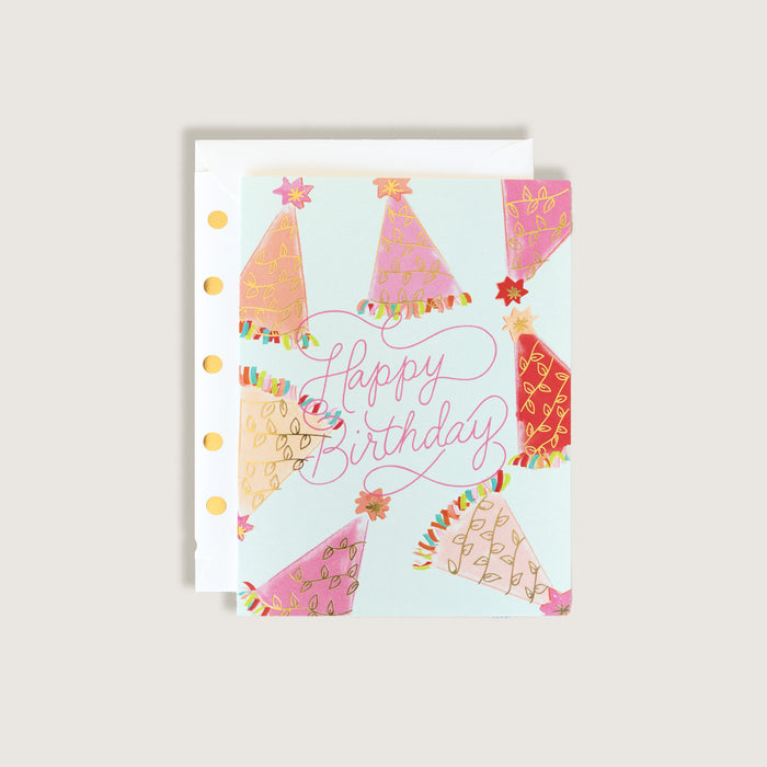 Happy Birthday Hats Card