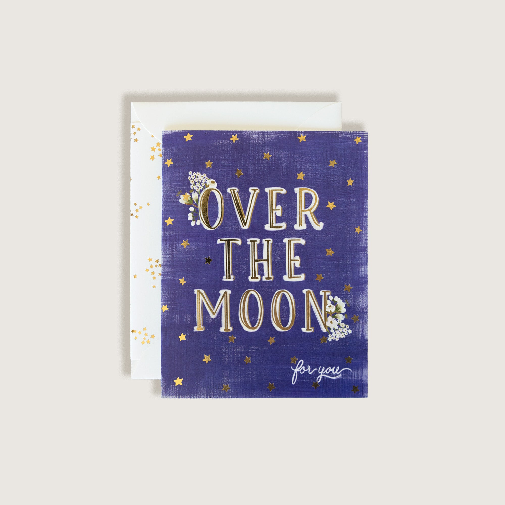 Over the Moon for You Card