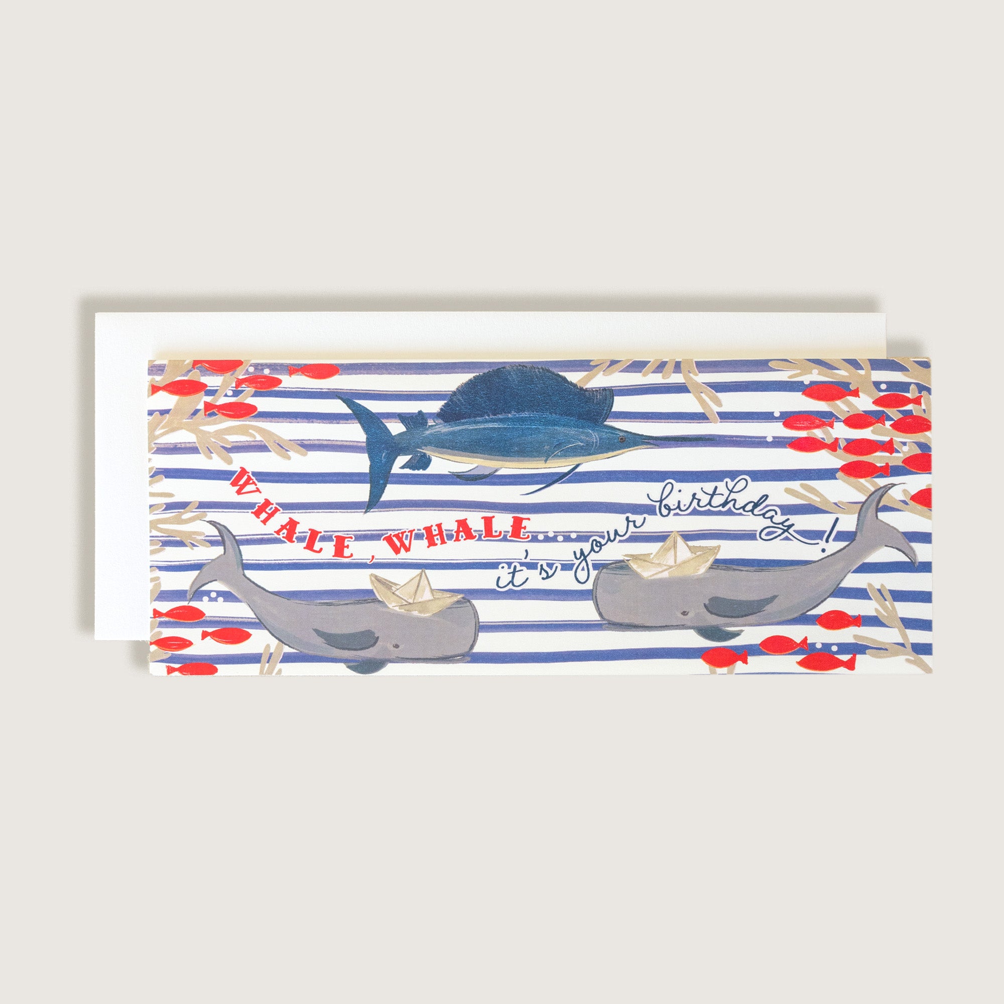 Whale, Whale, It's Your Birthday Greeting Card