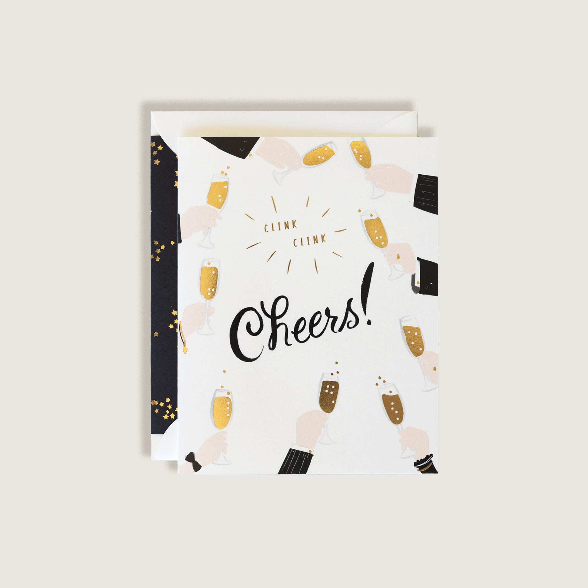 Clink Clink Cheers Card