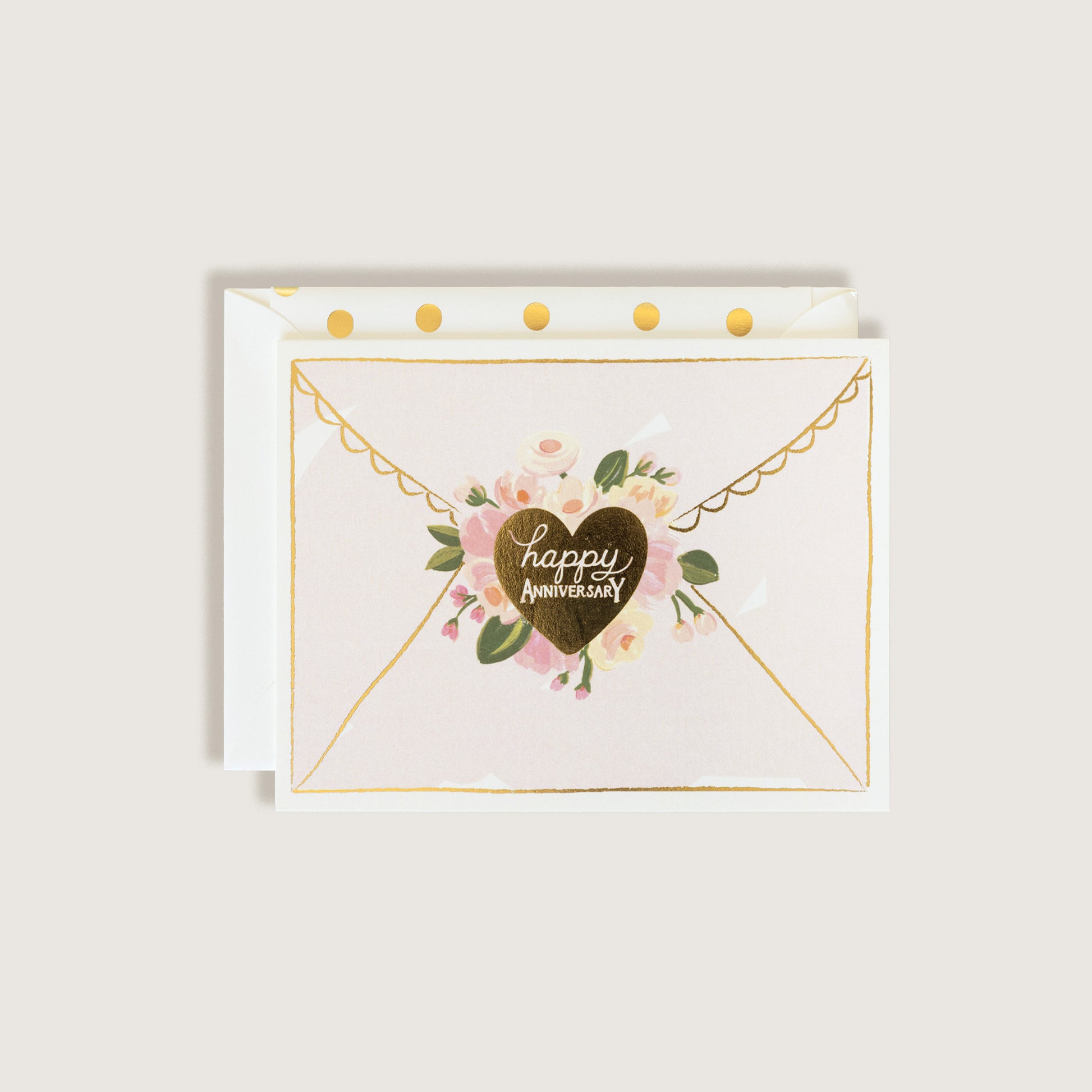 Happy Anniversary Envelope Seal Greeting Card
