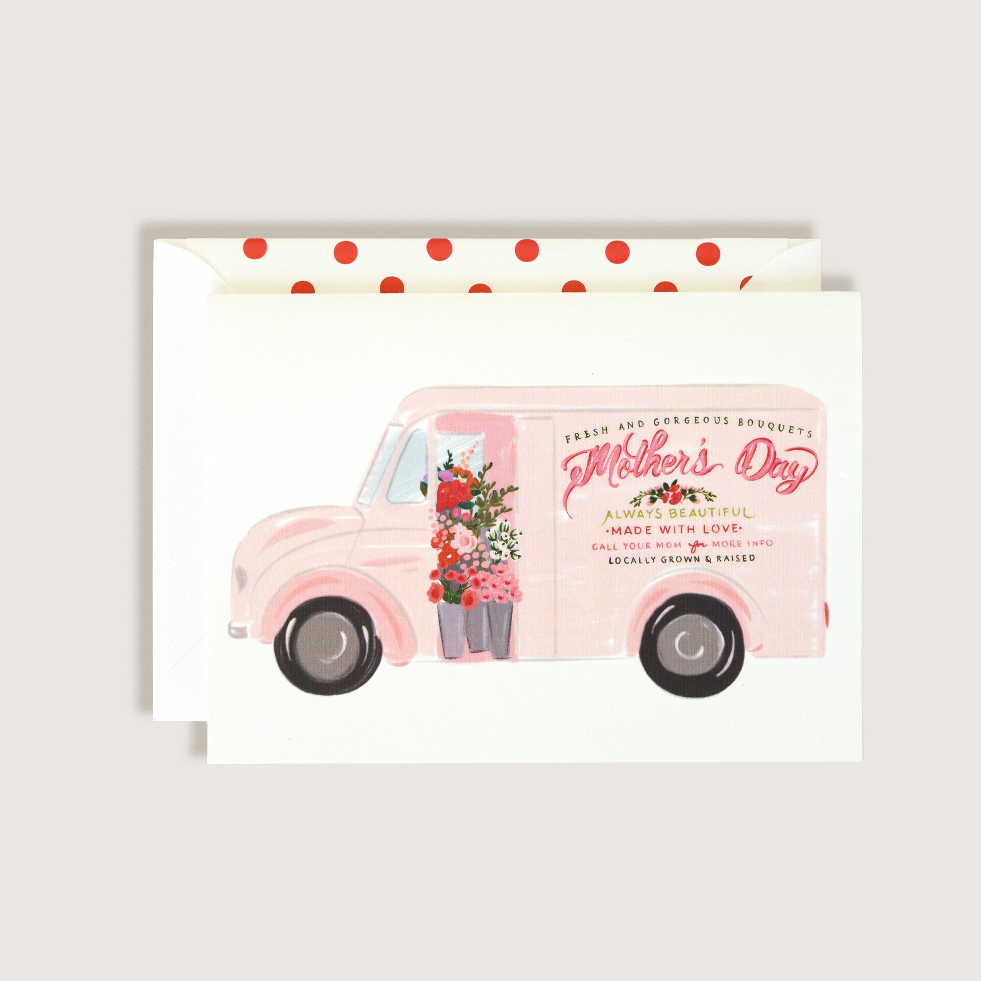 Happy Mother's Day Truck Greeting Card