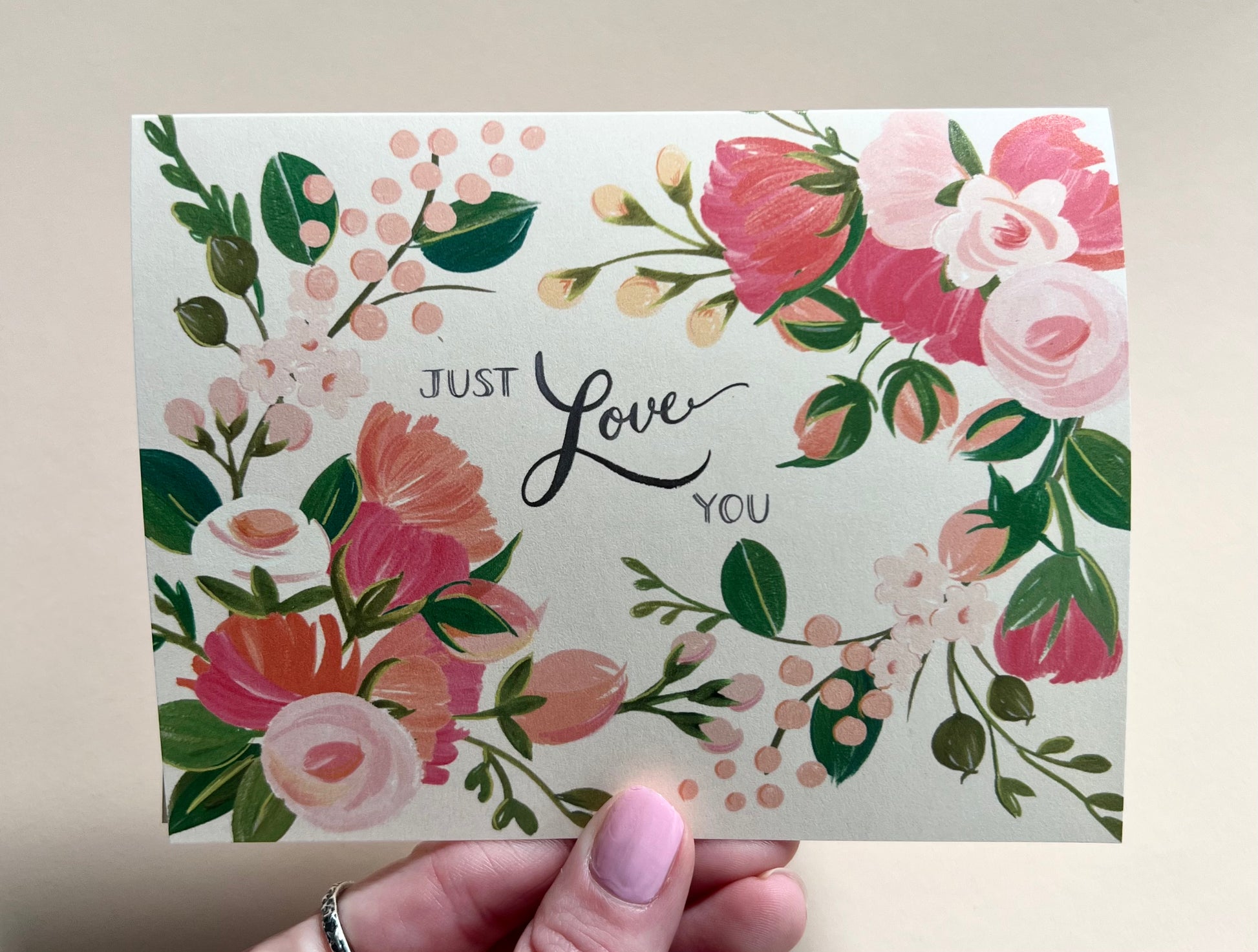 Just Love You Card