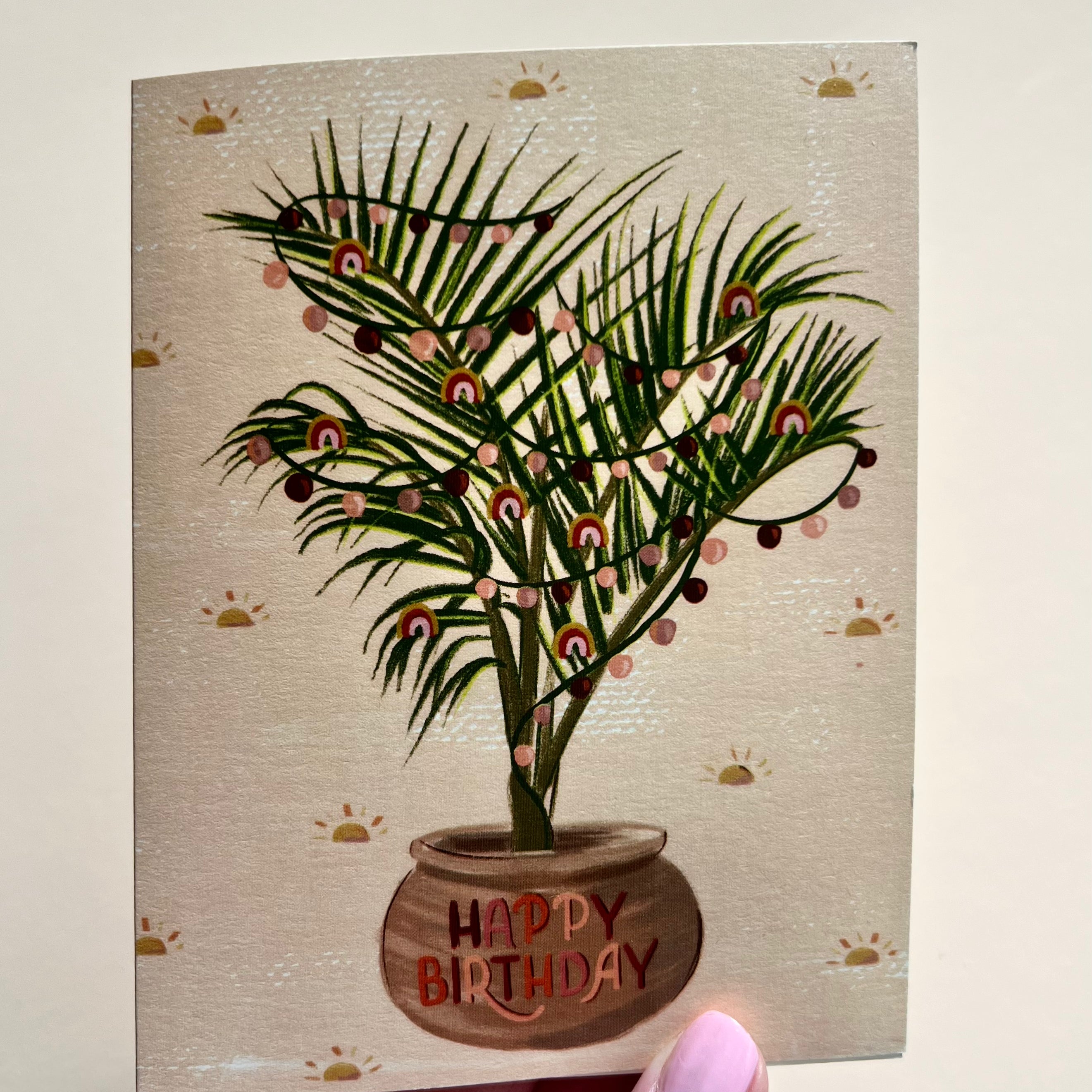 Palm Tree Birthday Card