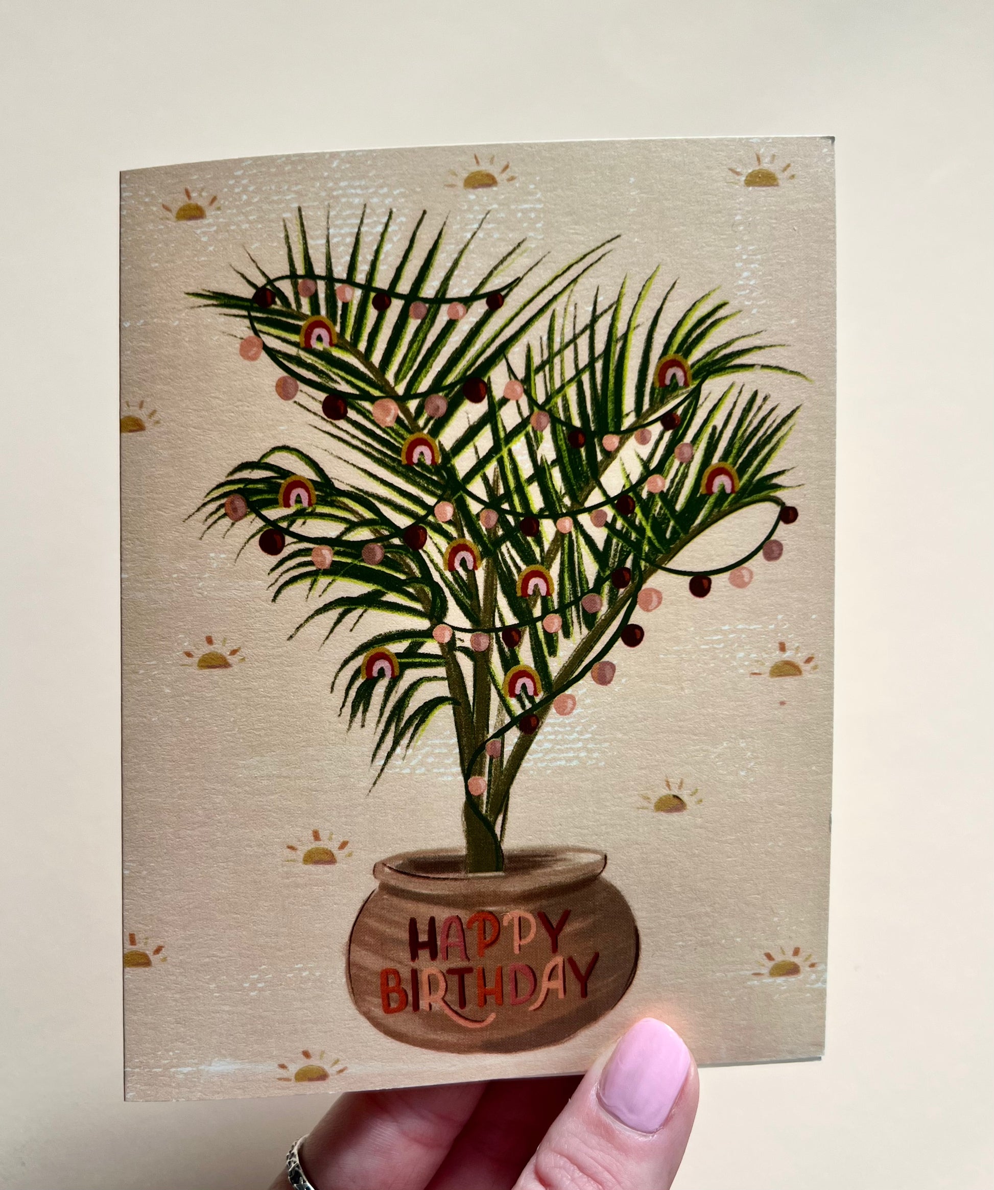 Palm Tree Birthday Card