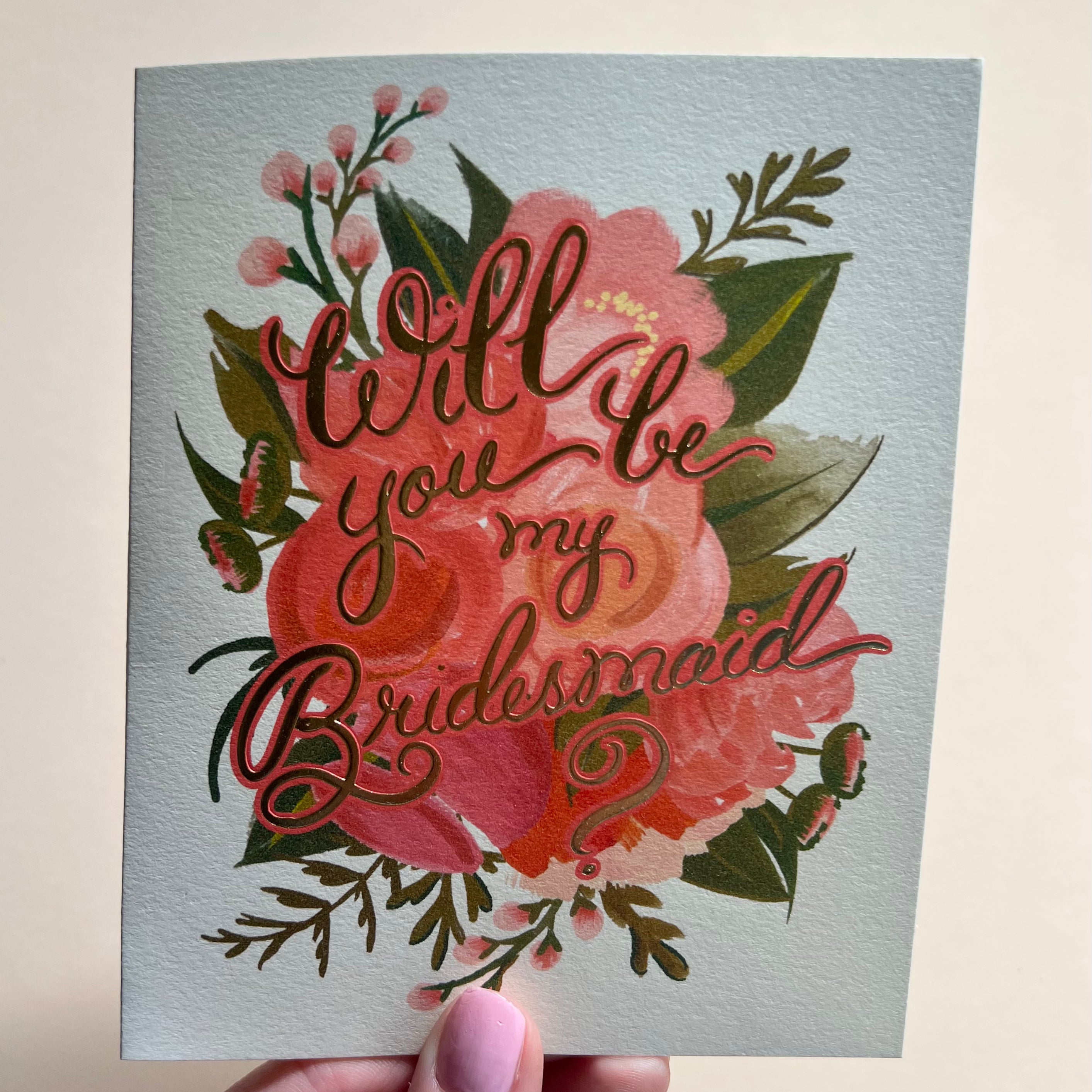 Bridesmaid Card