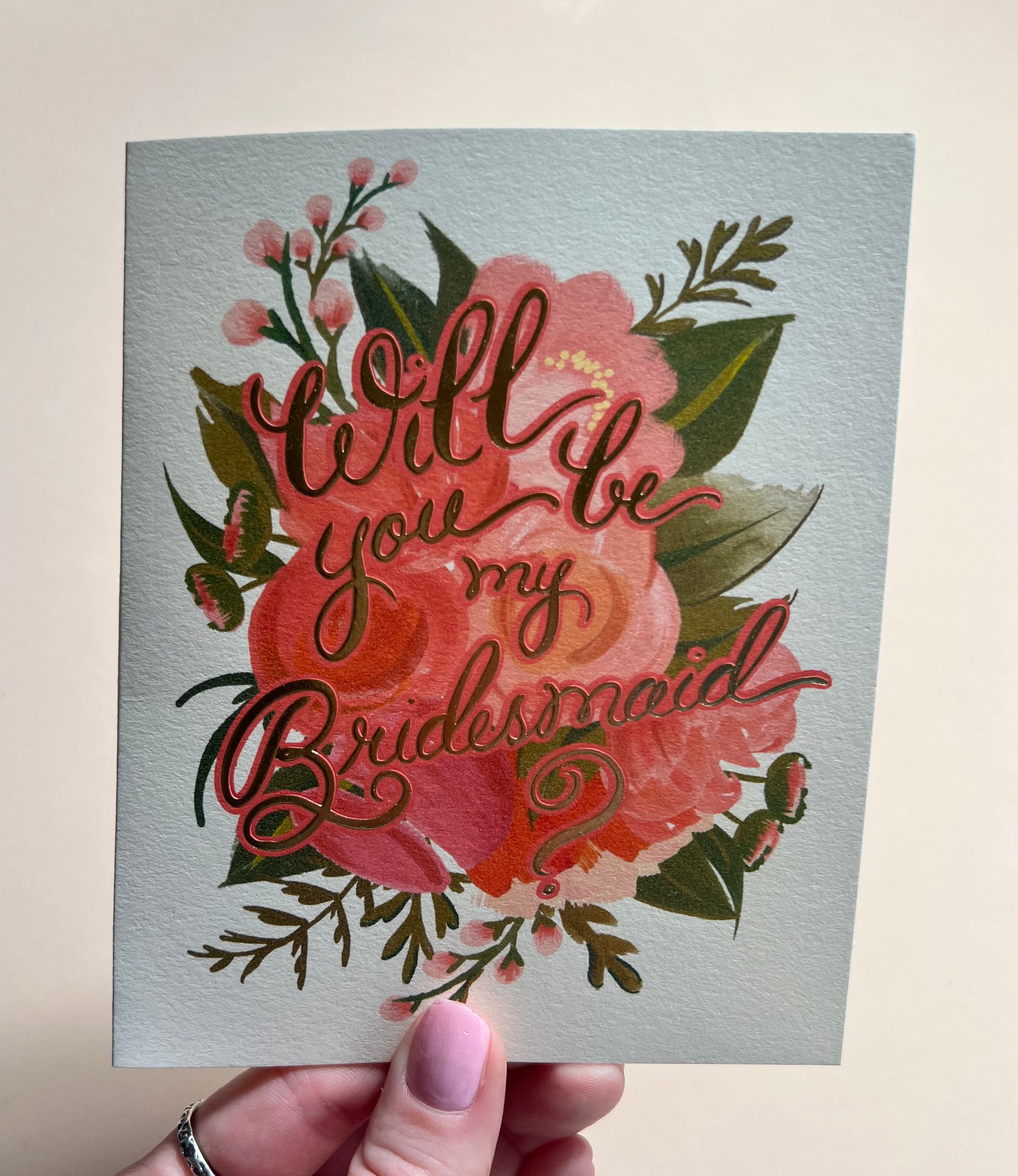 Bridesmaid Card