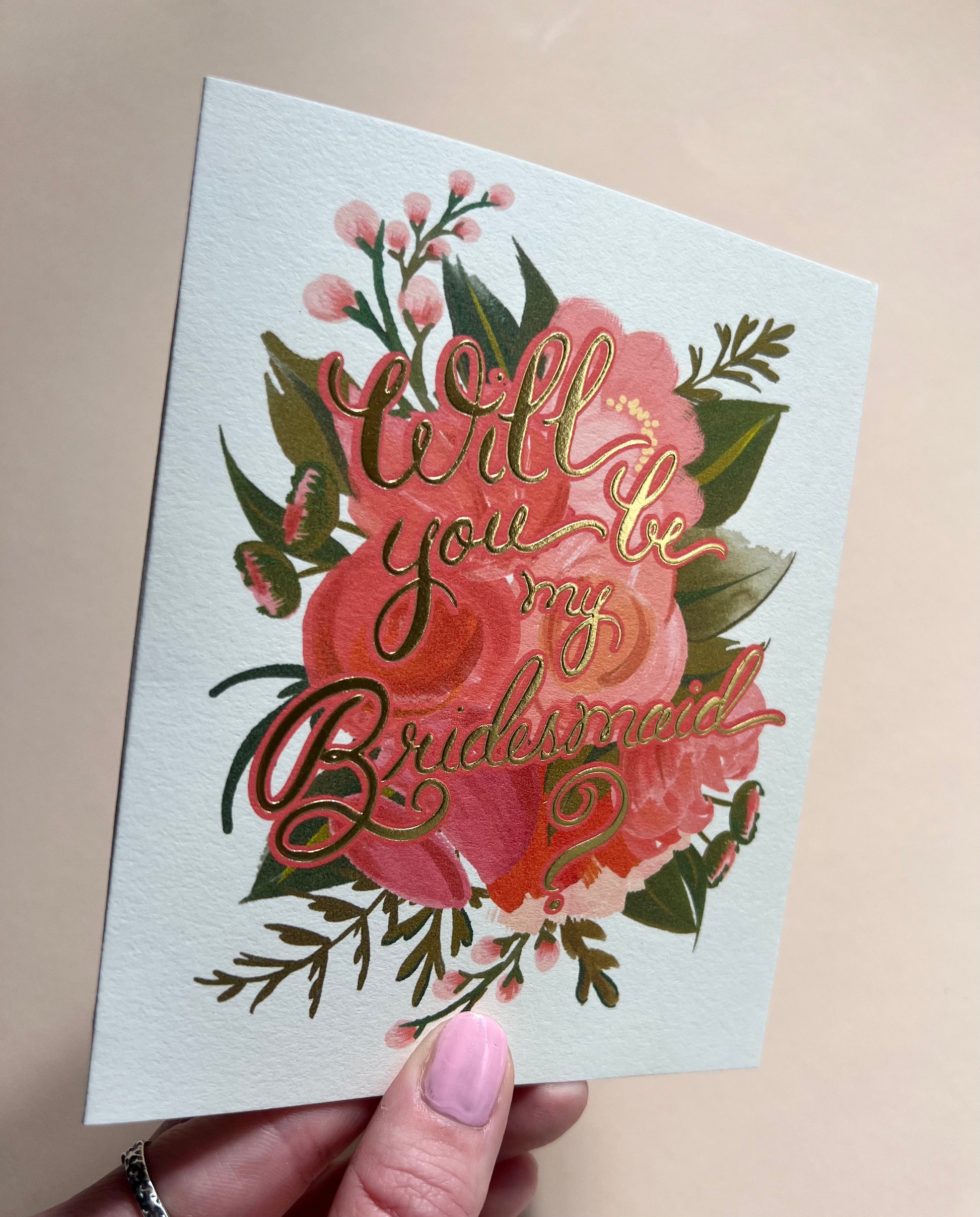 Bridesmaid Card