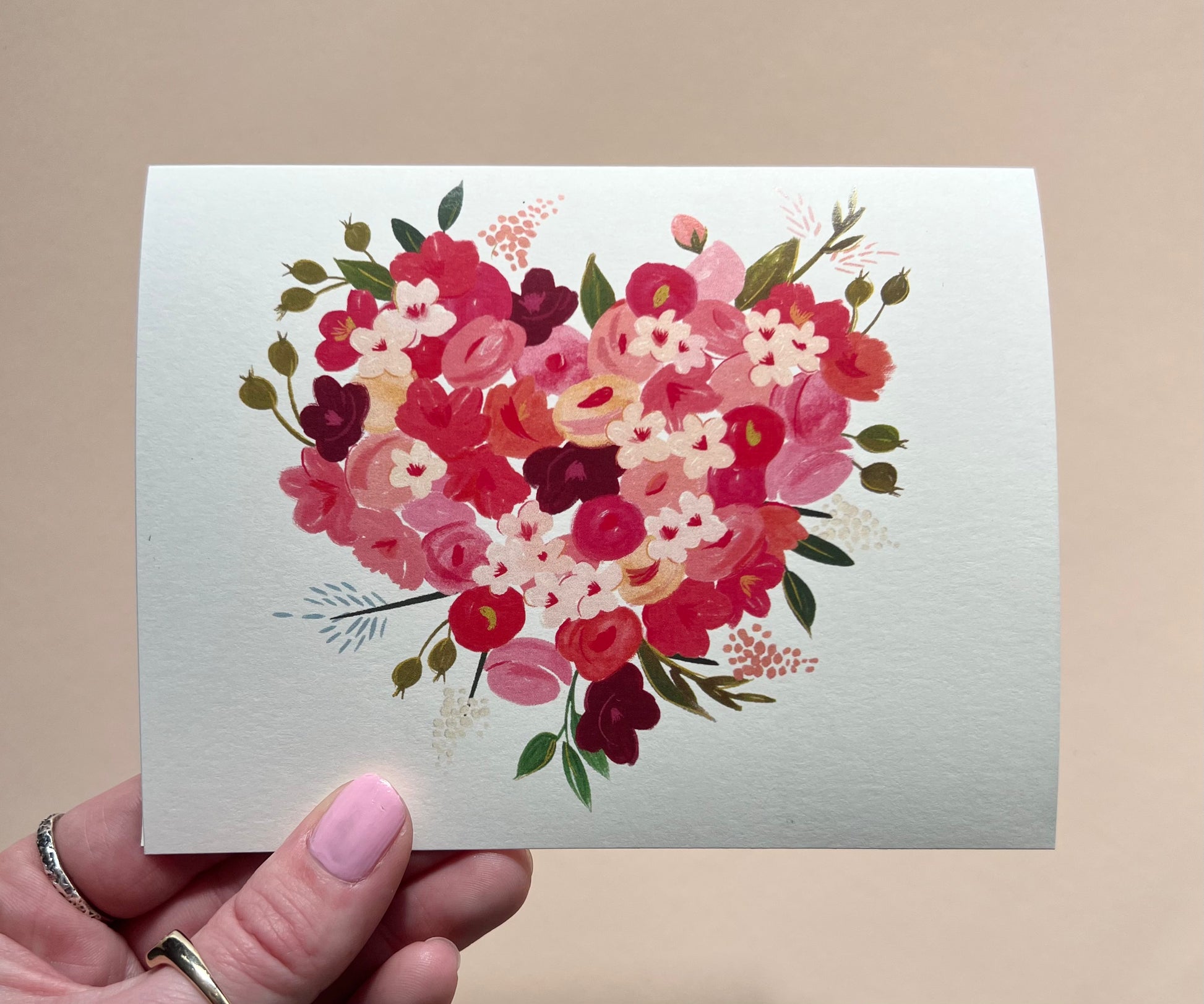 Floral Heart Card