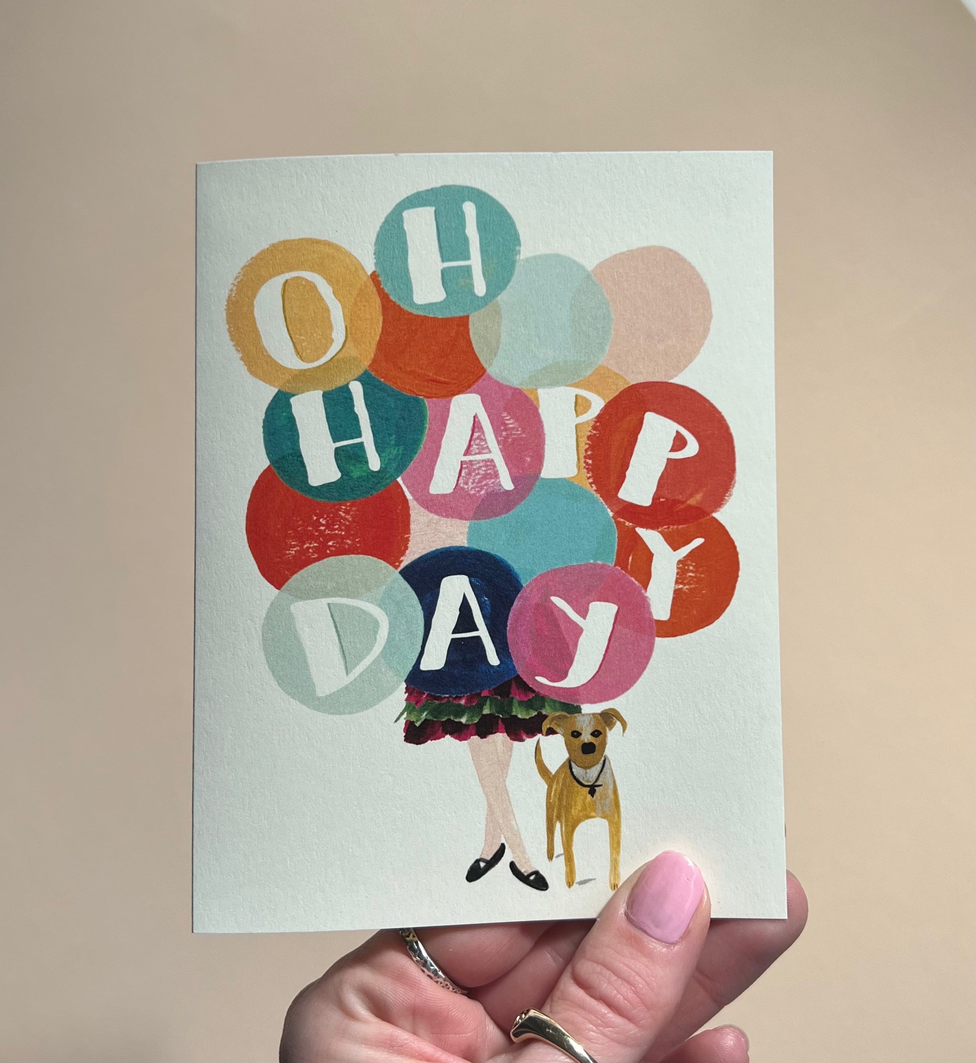 Oh Happy Day Balloons Card