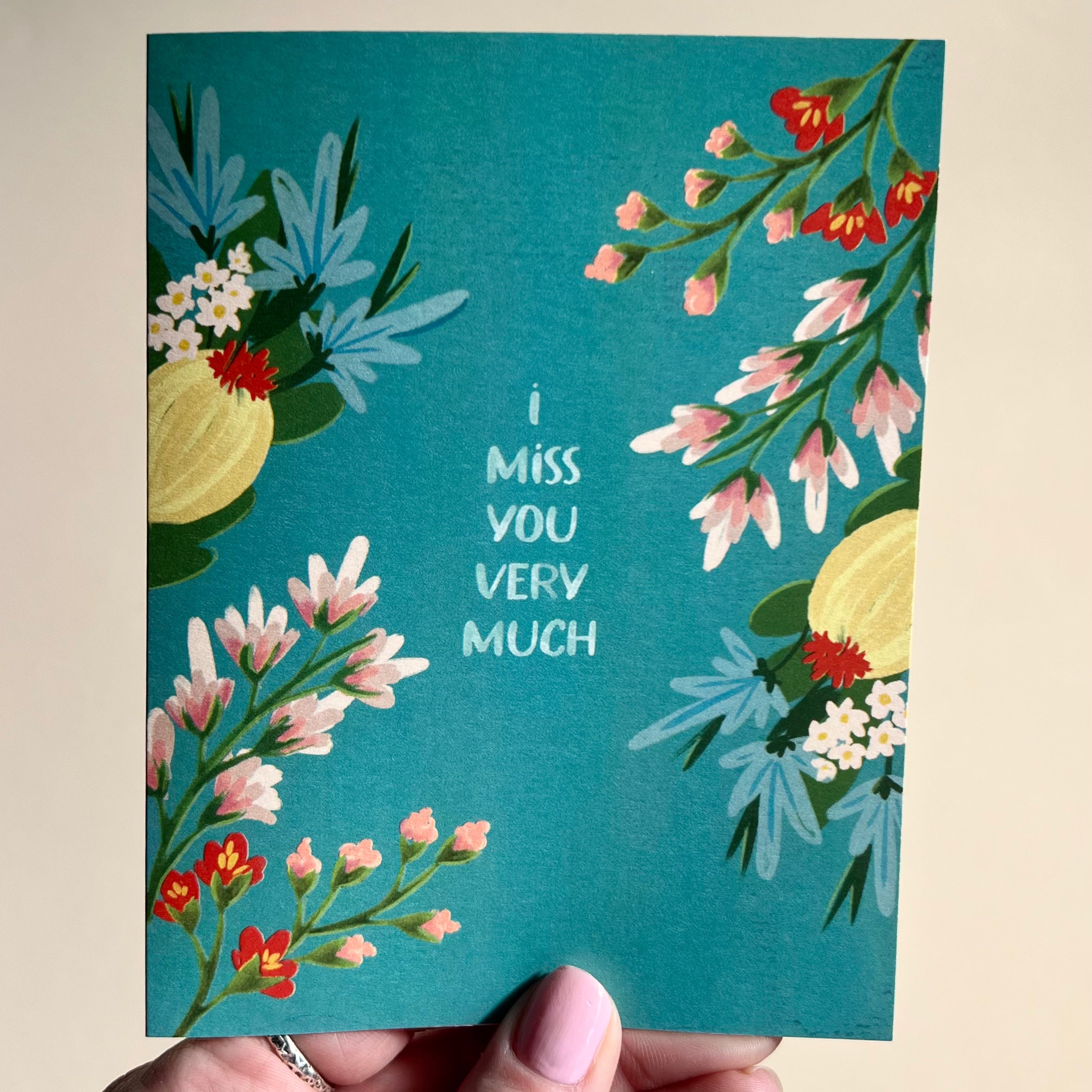 I Miss You Very Much Card