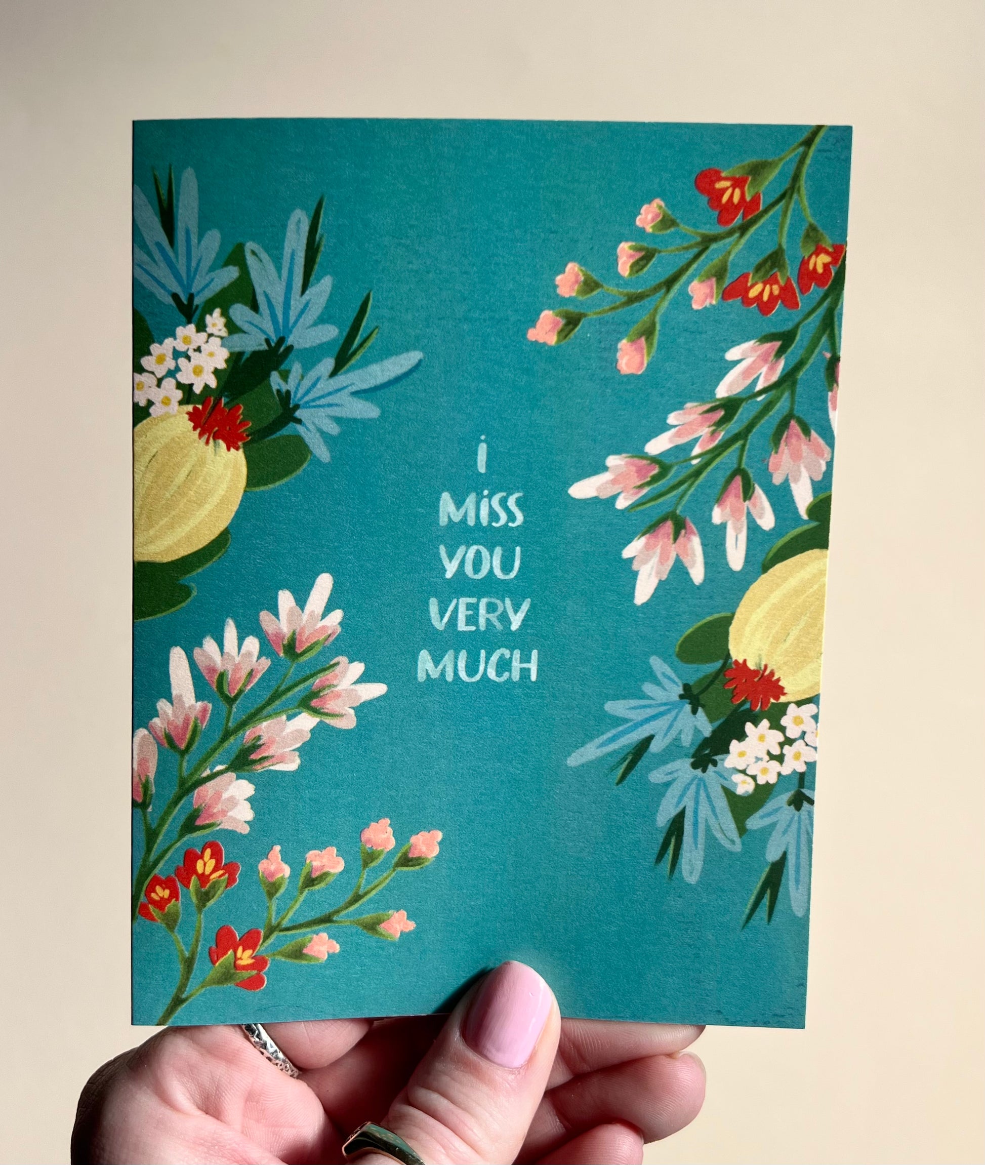 I Miss You Very Much Card