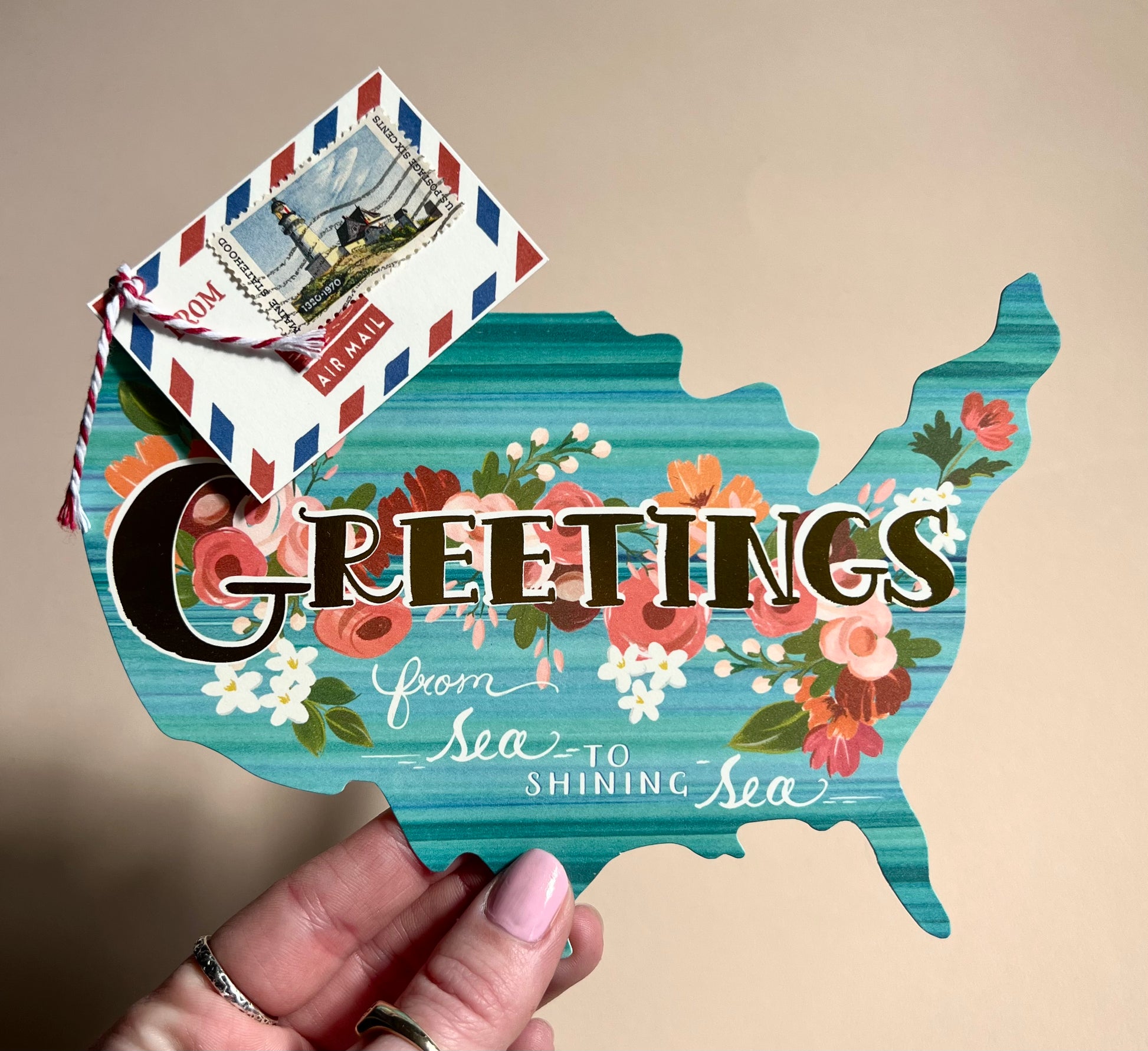 Greetings from Sea to Sea Card