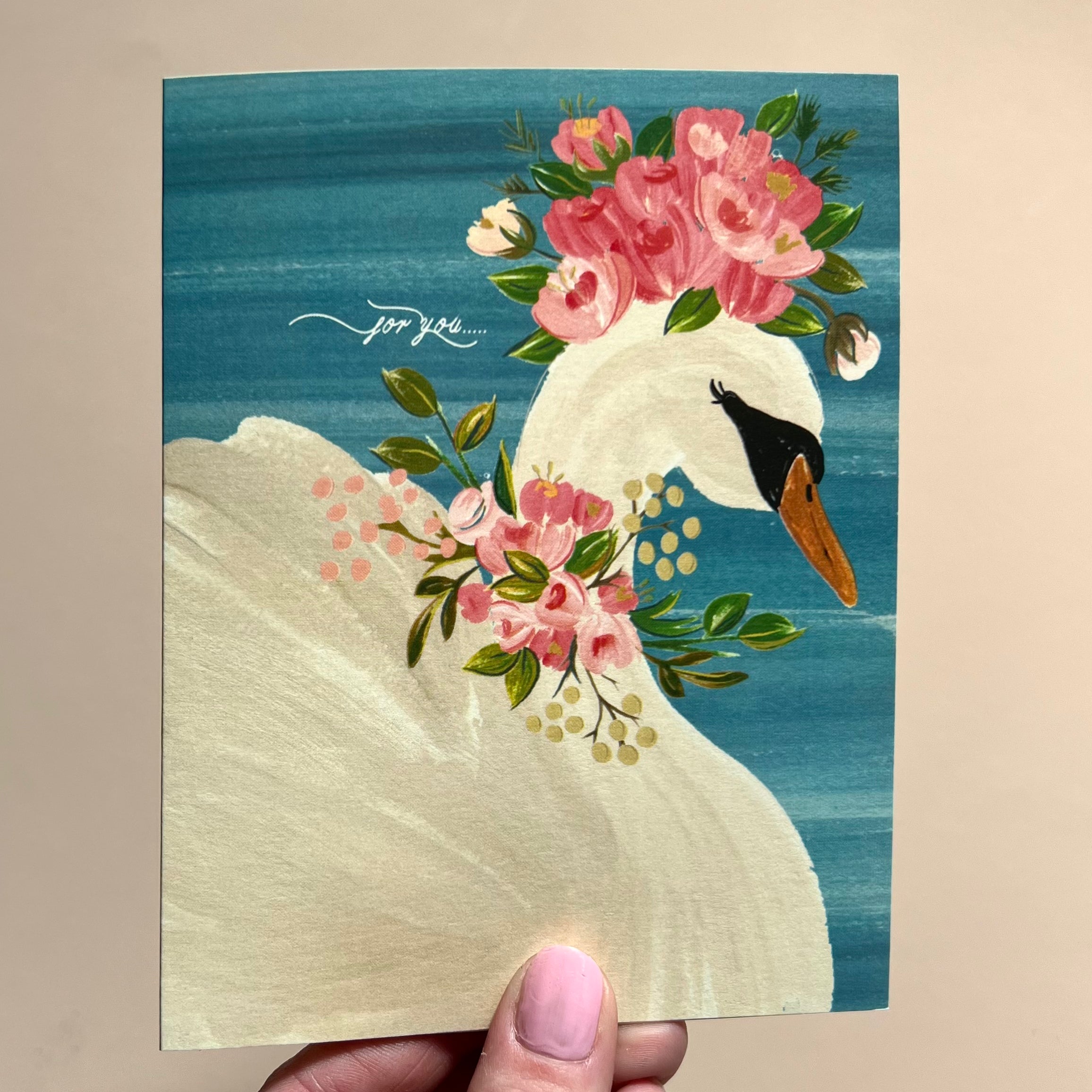 To You Swan Card