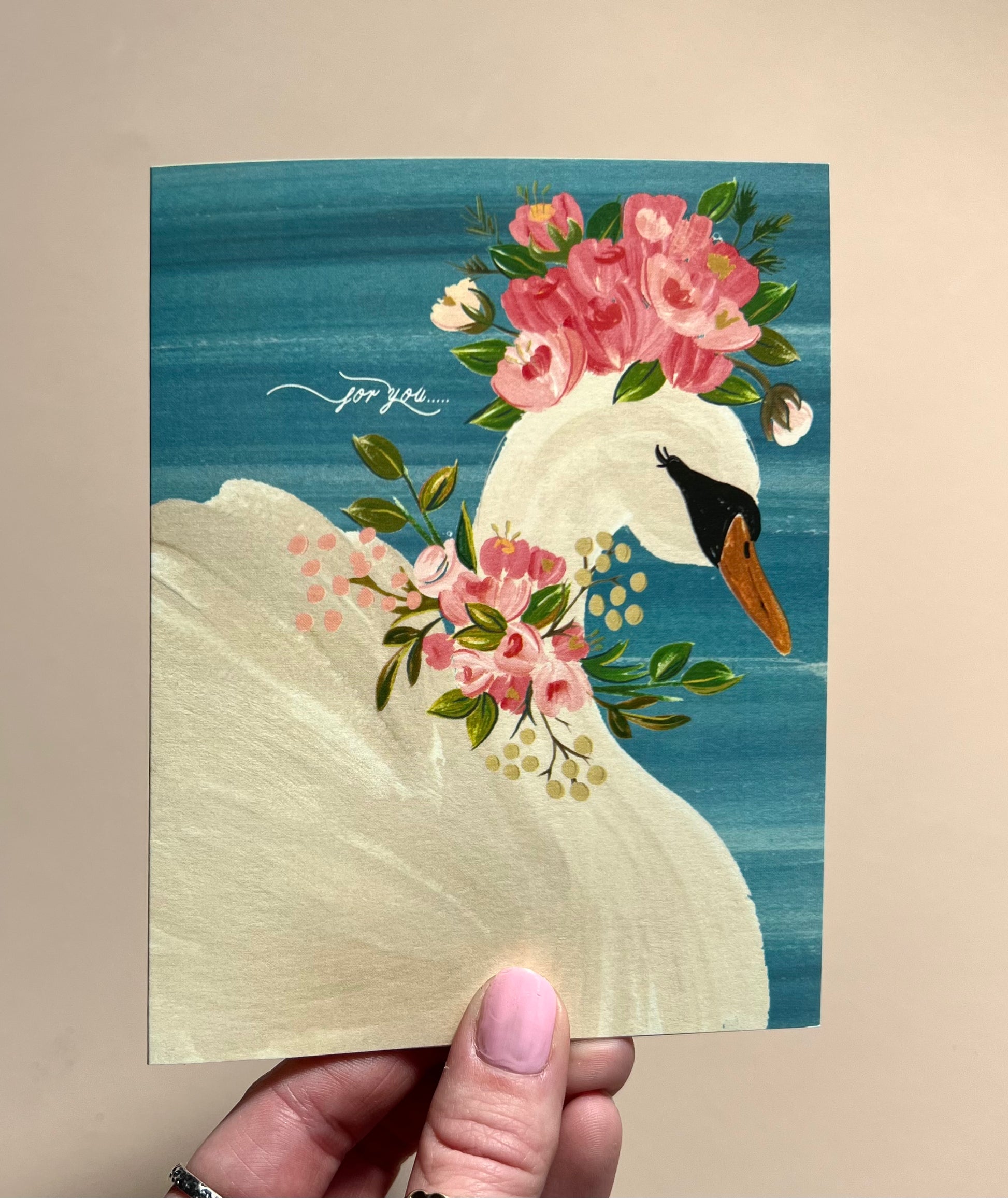 To You Swan Card