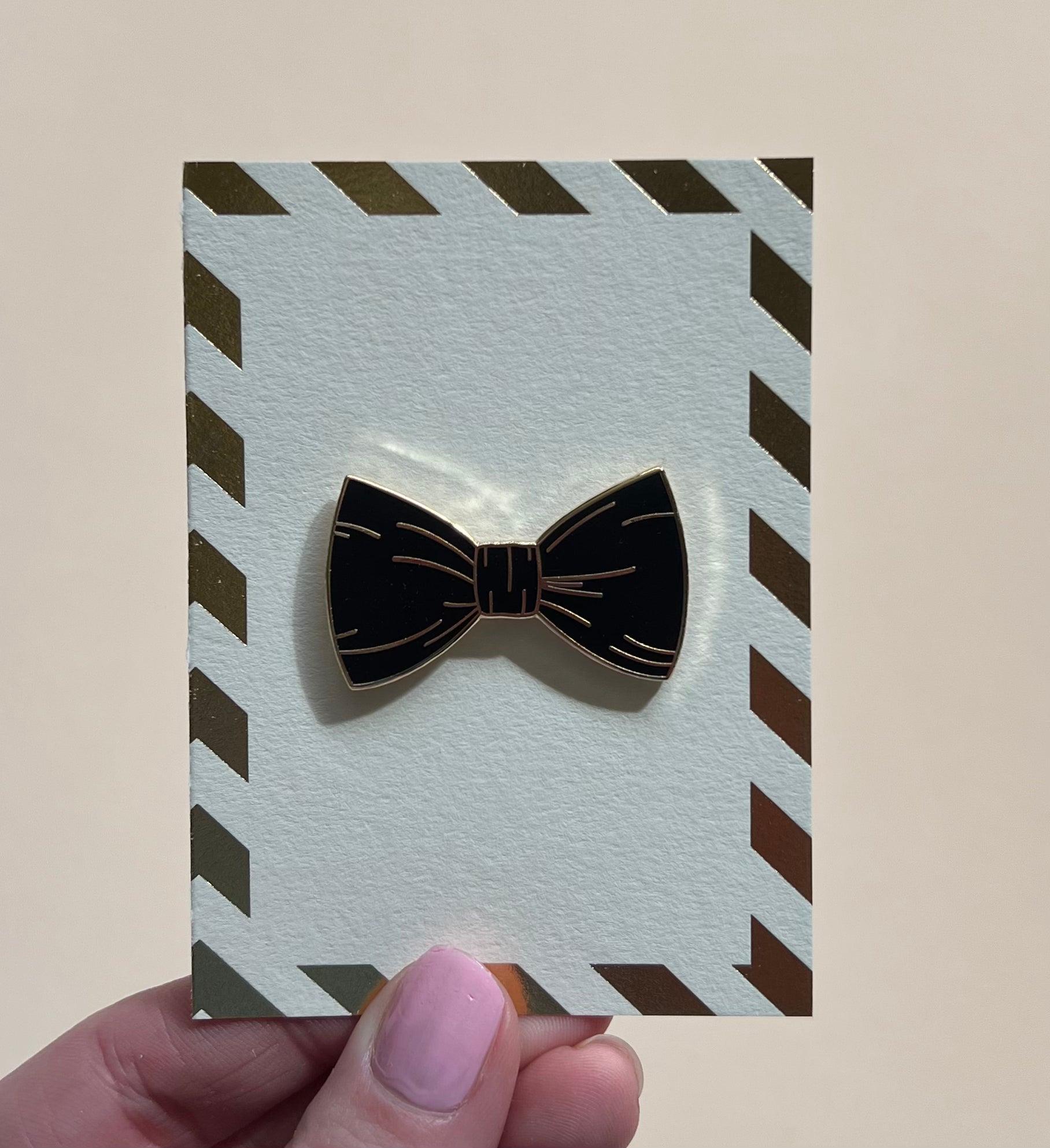 Bow Tie Enamel Pin