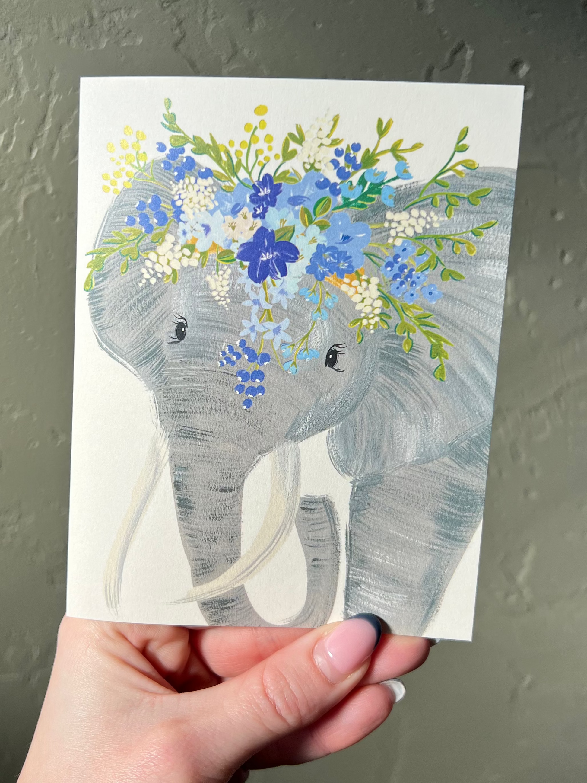 Talulah Elephant Card