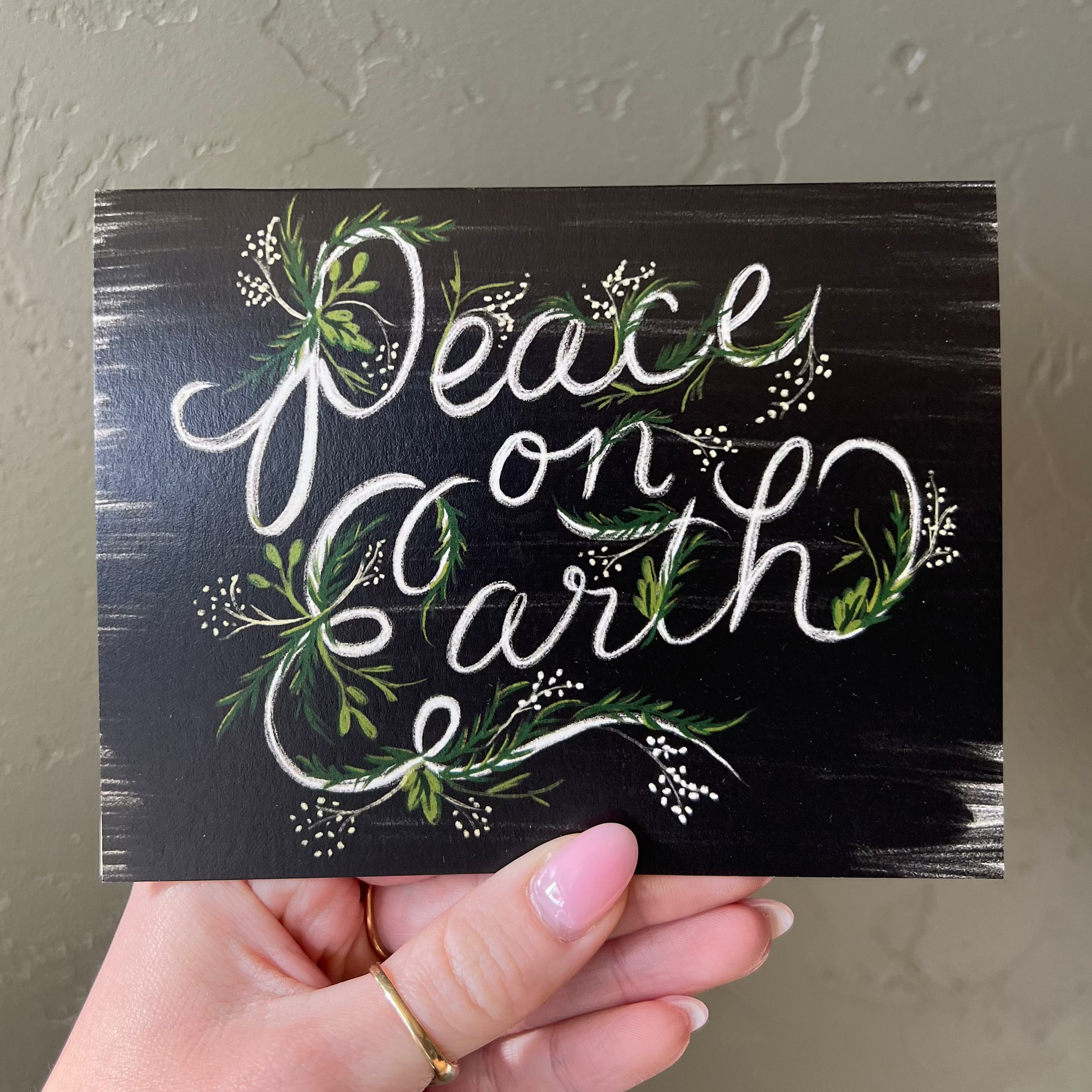 Holiday "Peace on Earth" Card