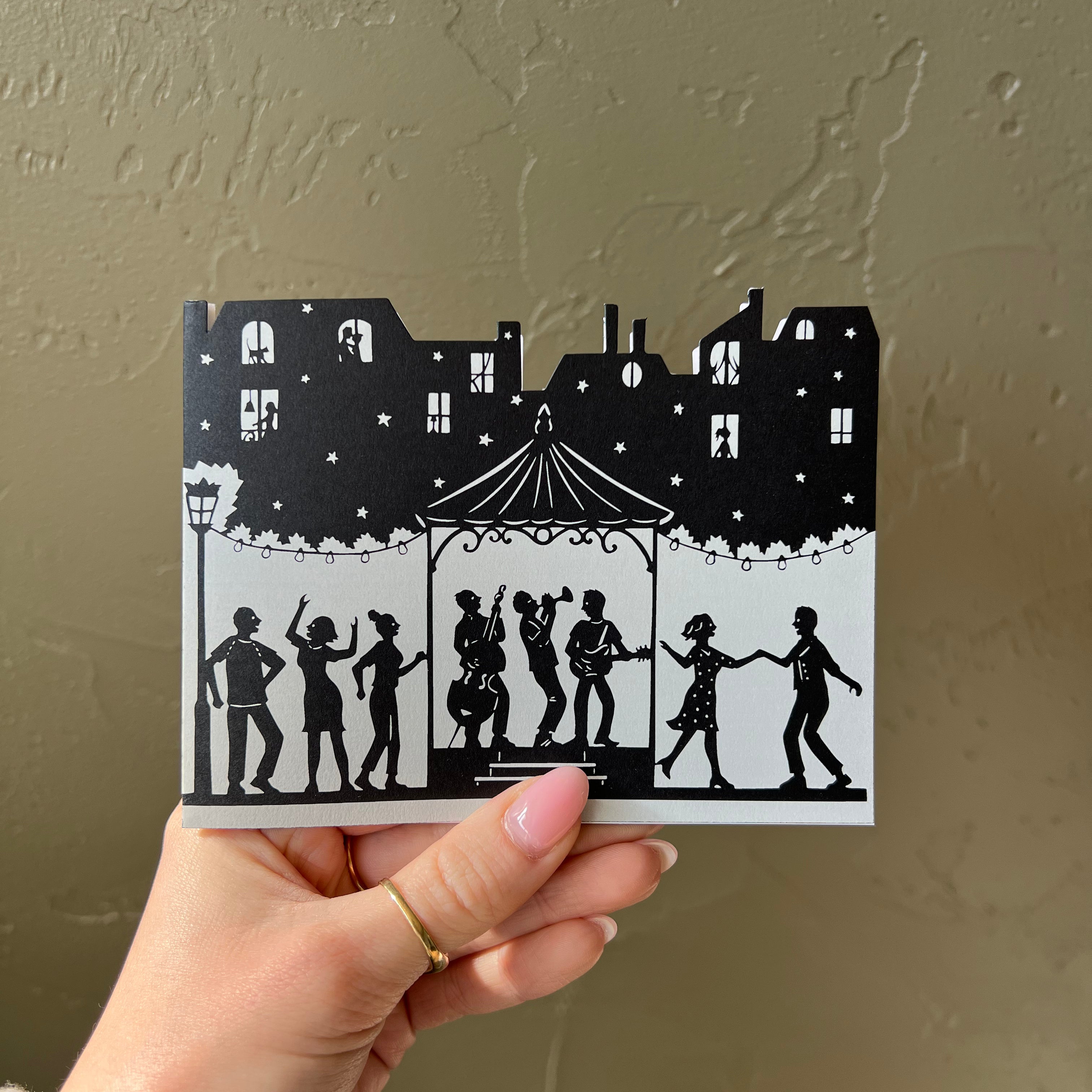 Dancing Under the Stars Card Die Cut