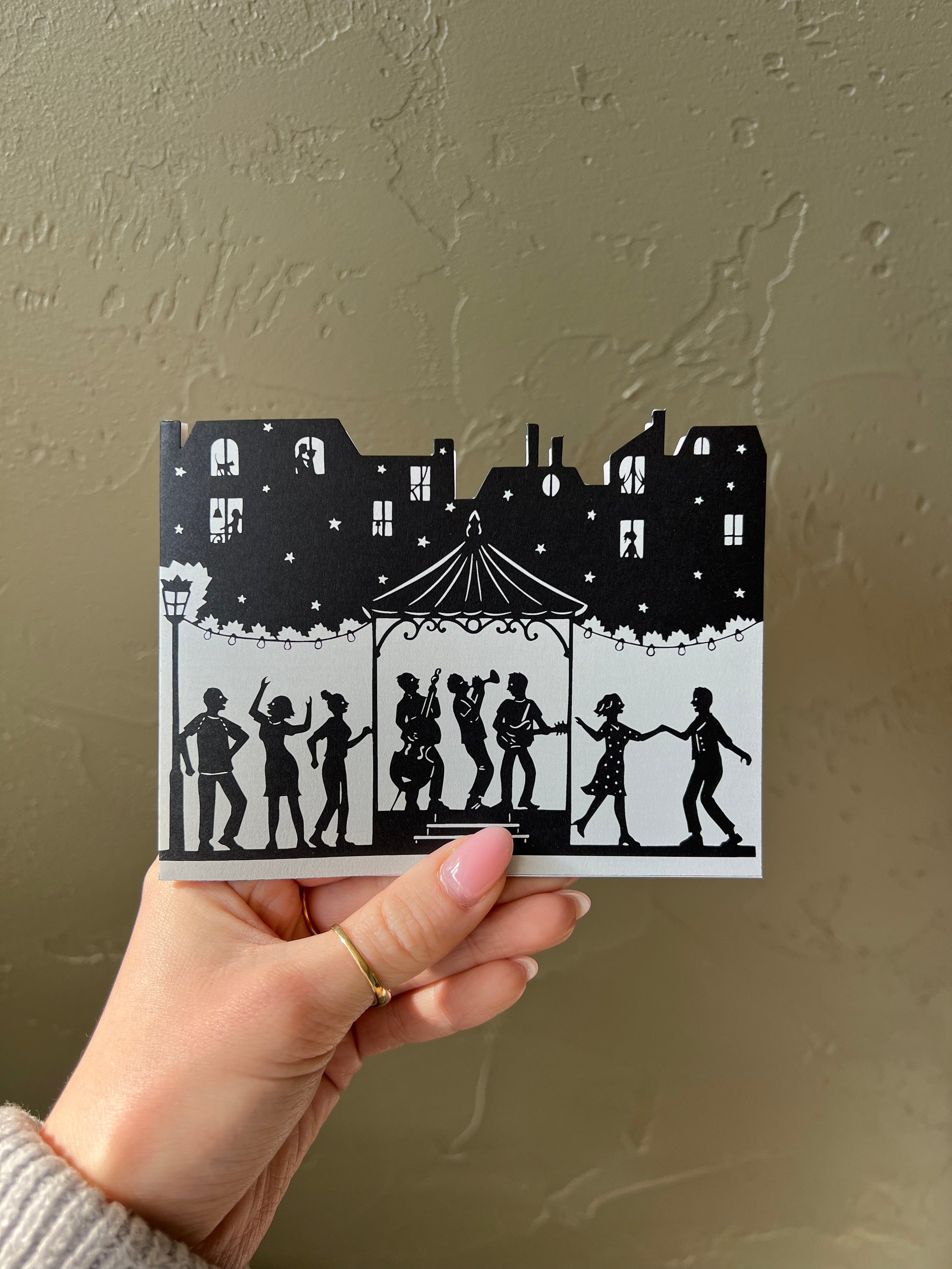 Dancing Under the Stars Card Die Cut