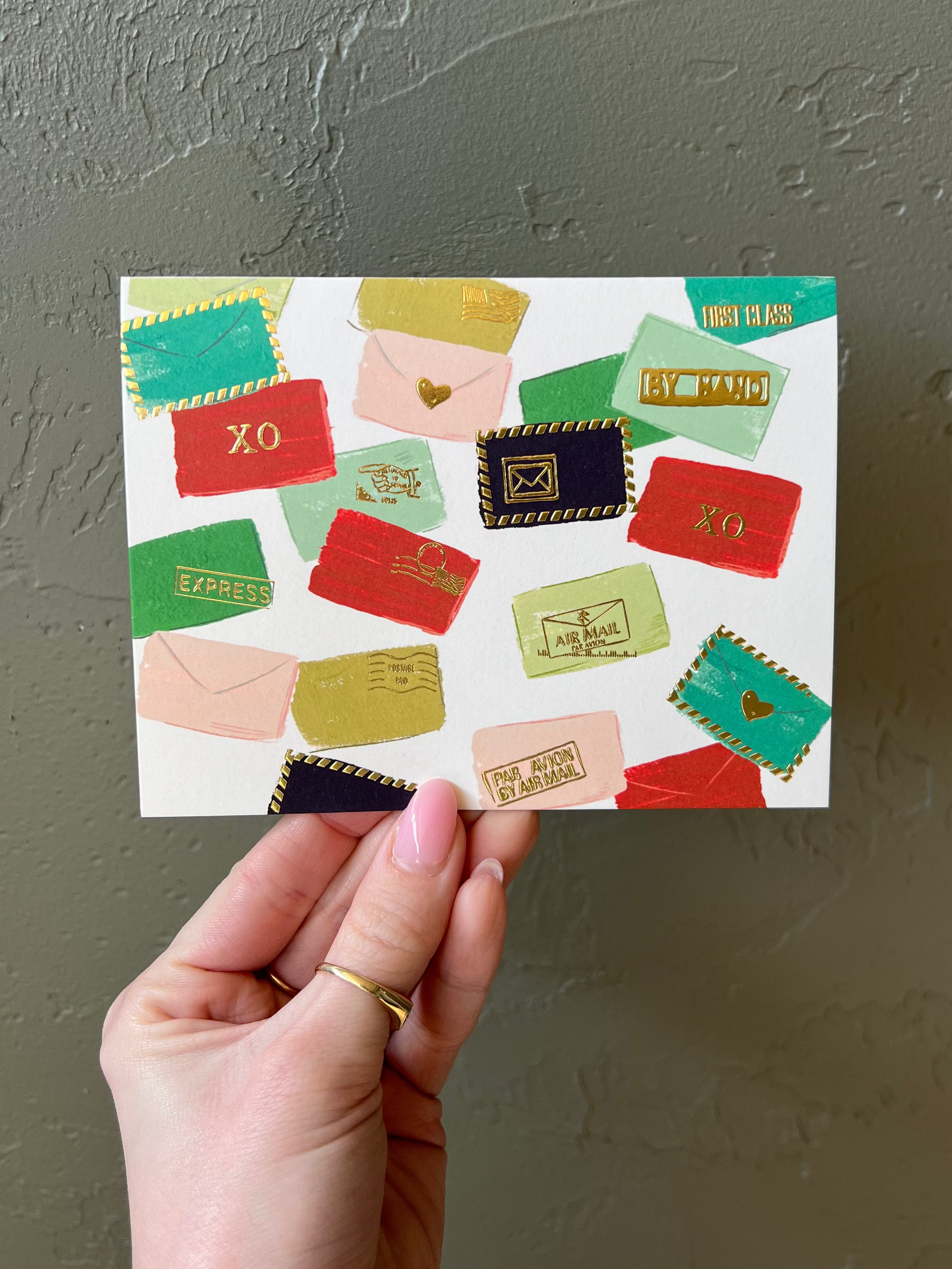 Christmas Letters Card