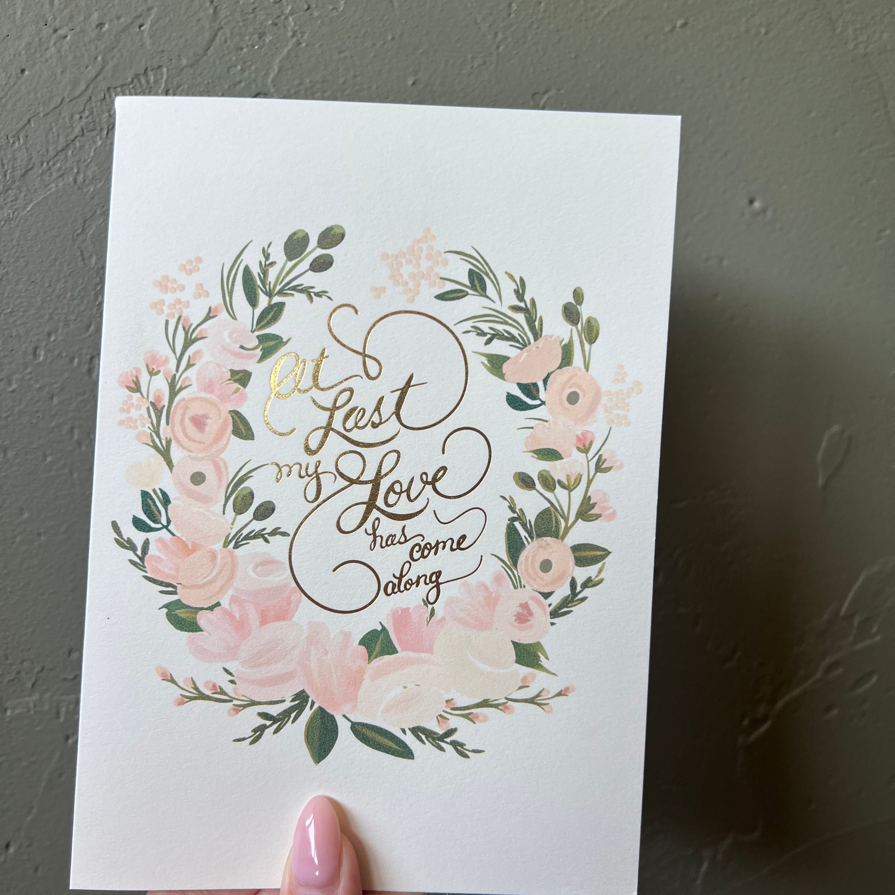 At Last My Love Card
