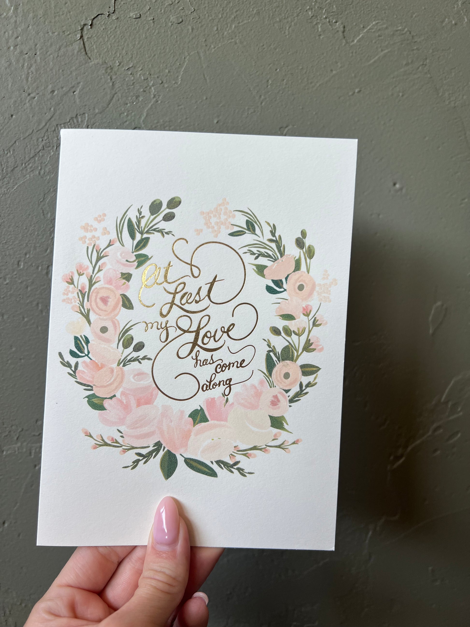 At Last My Love Card
