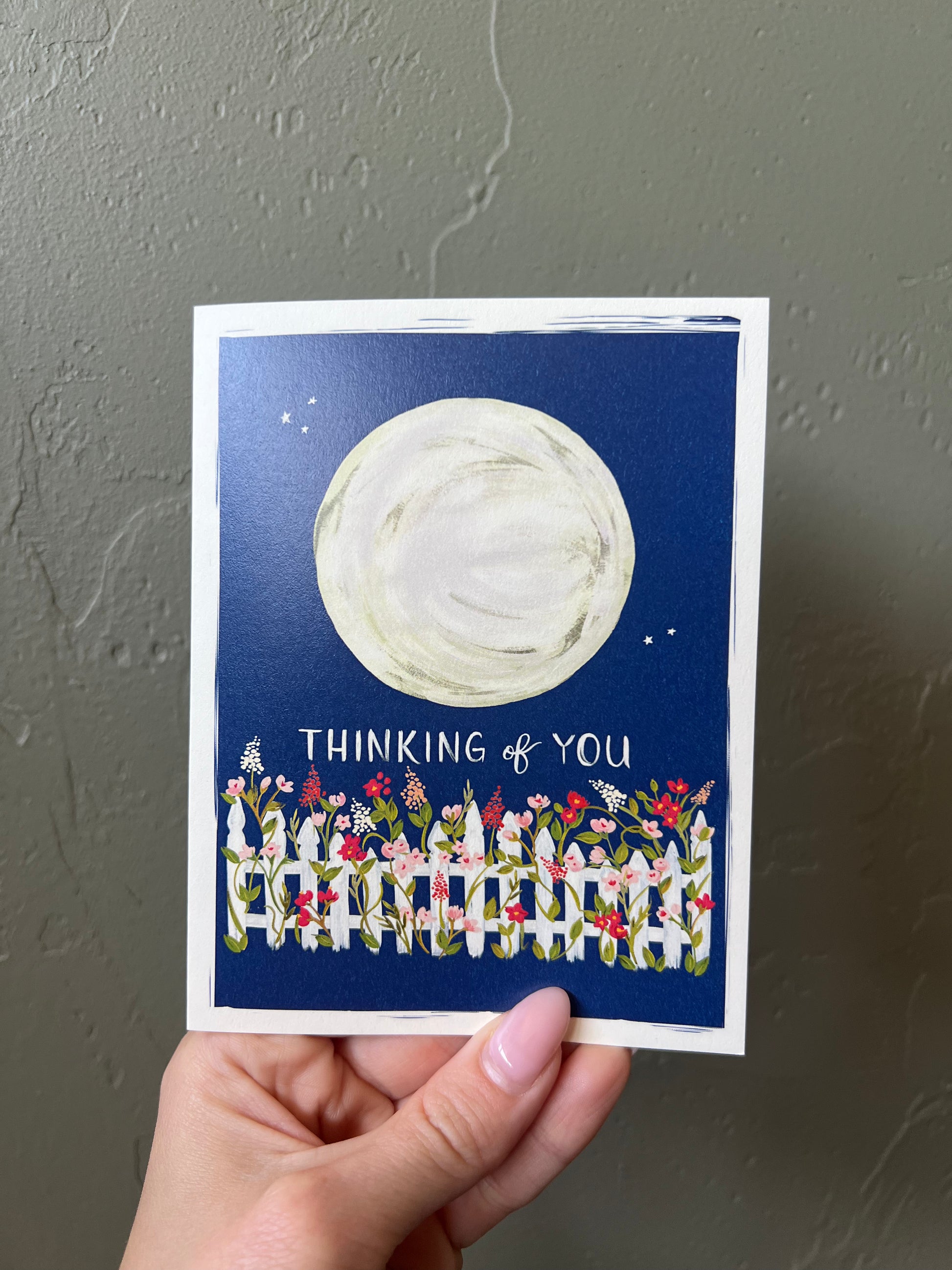 Thinking of You Moon Garden Card