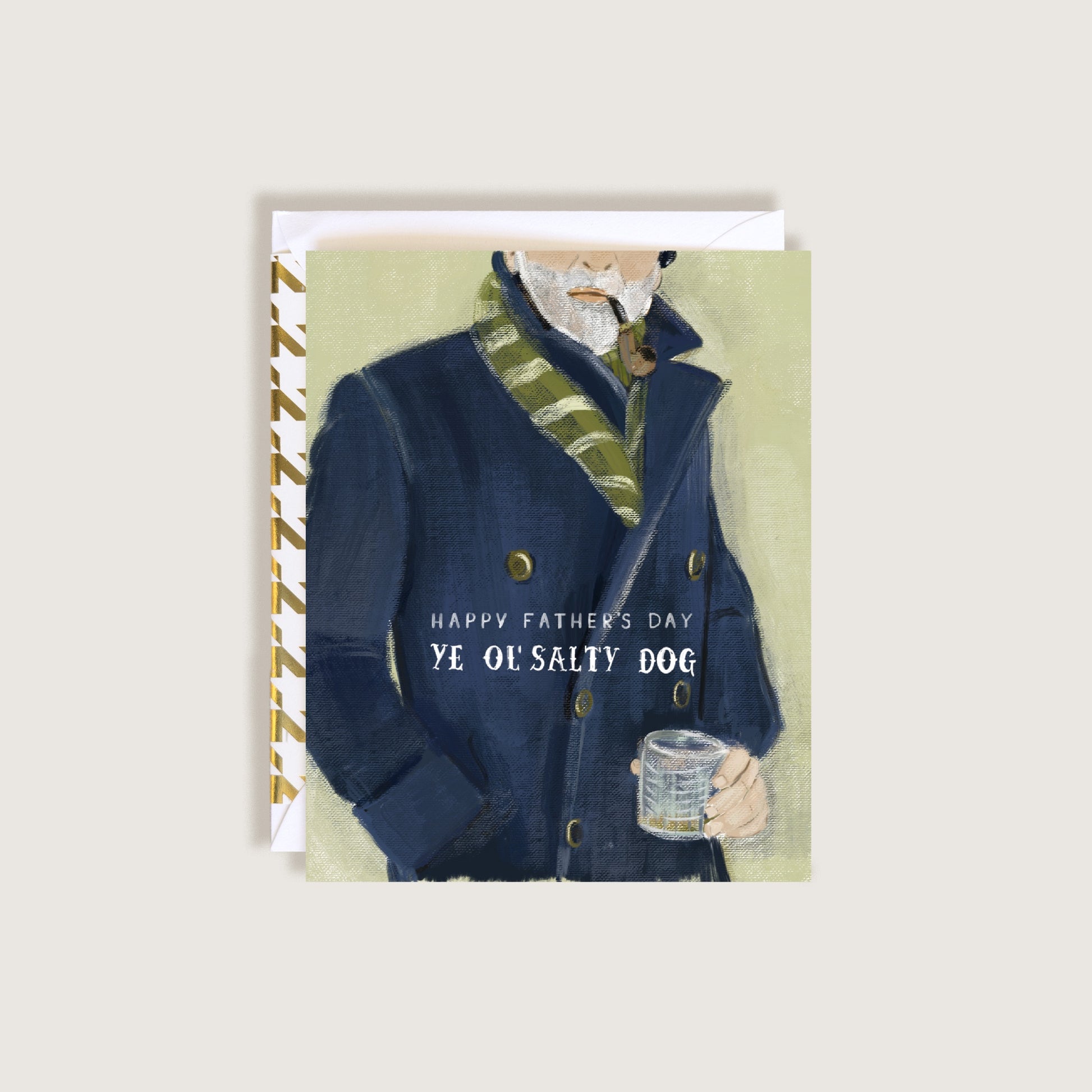 Happy Father's Day Ye Ol' Salty Dog Greeting Card