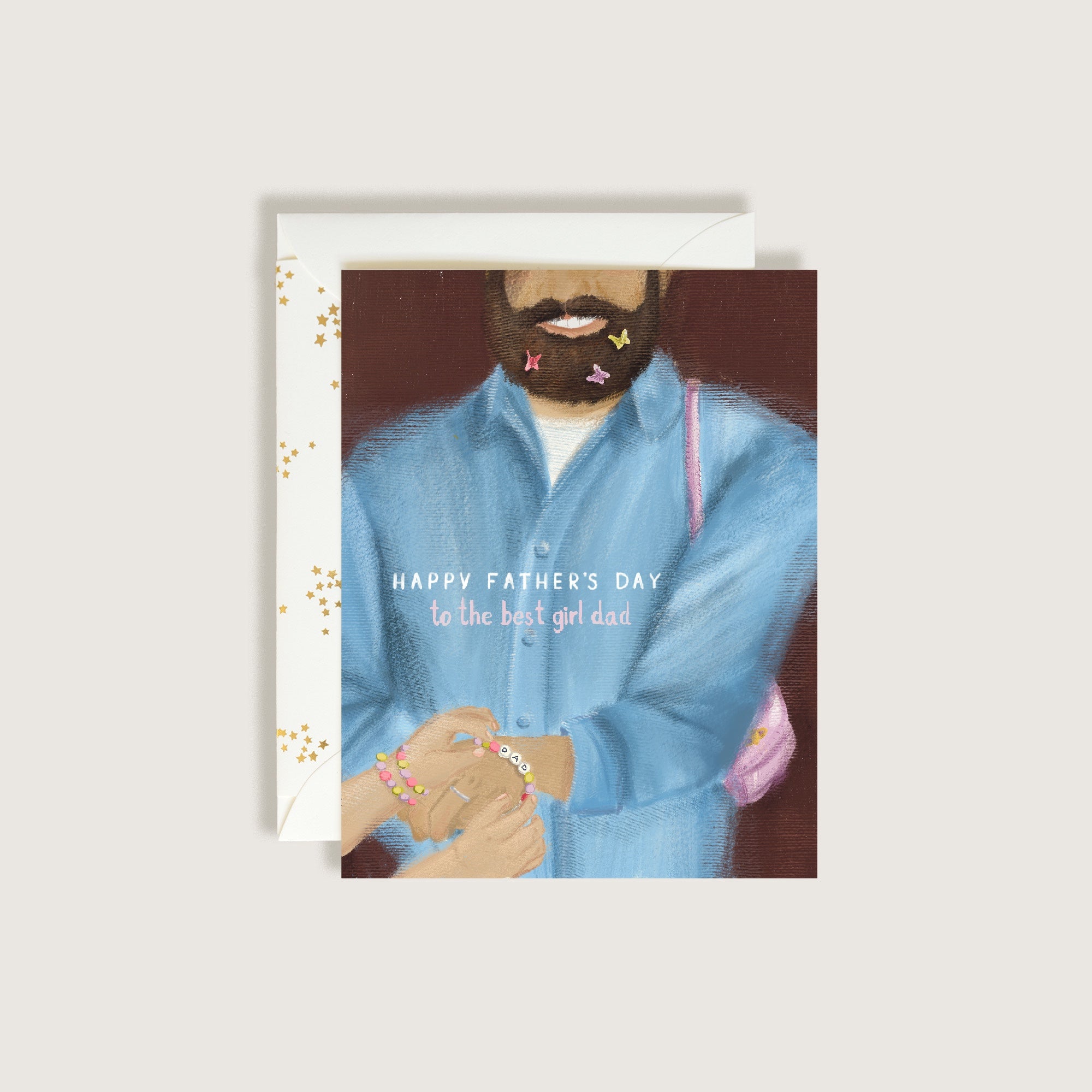 Happy Father's Day Girl Dad Greeting Card