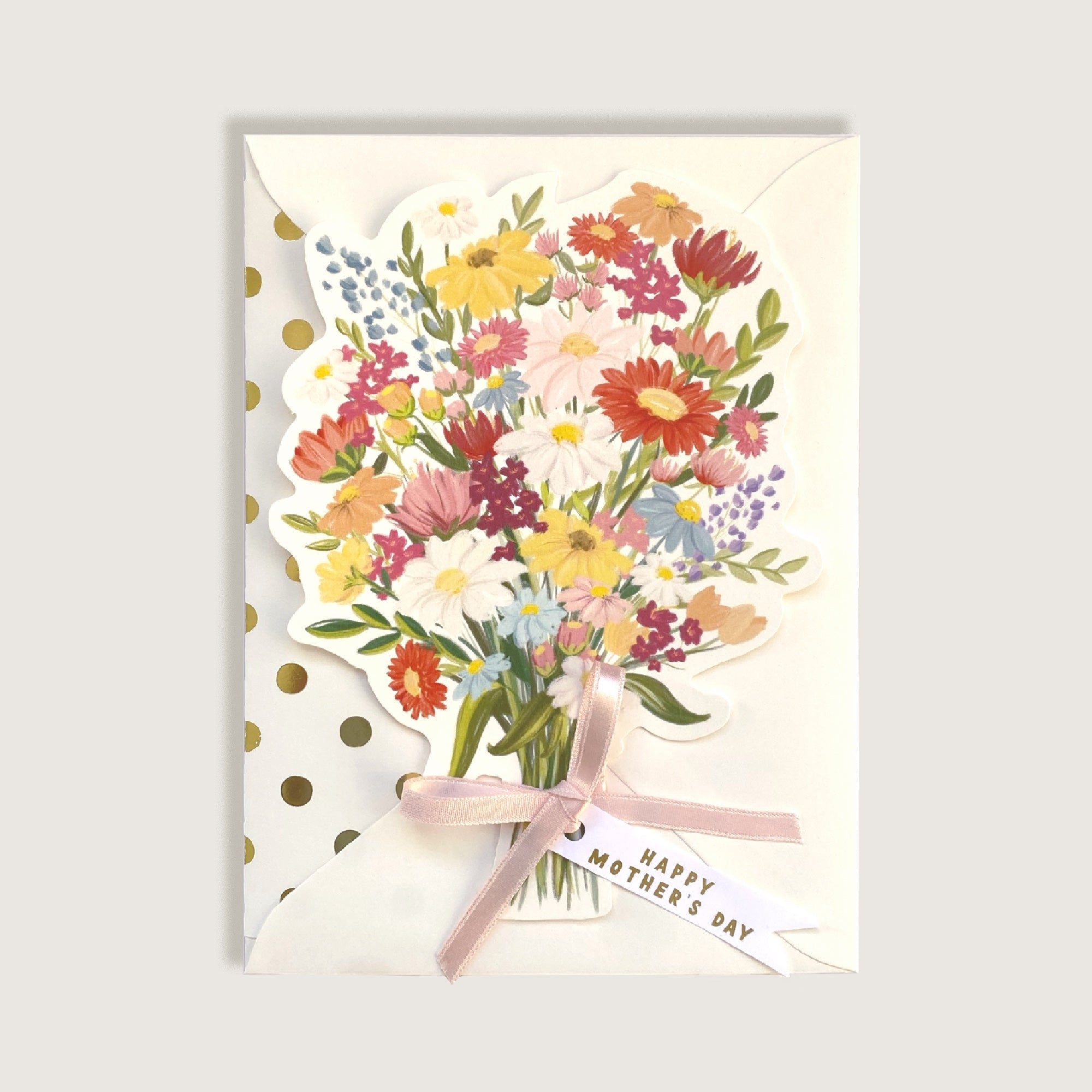Mother's Day Flower Bouquet Card