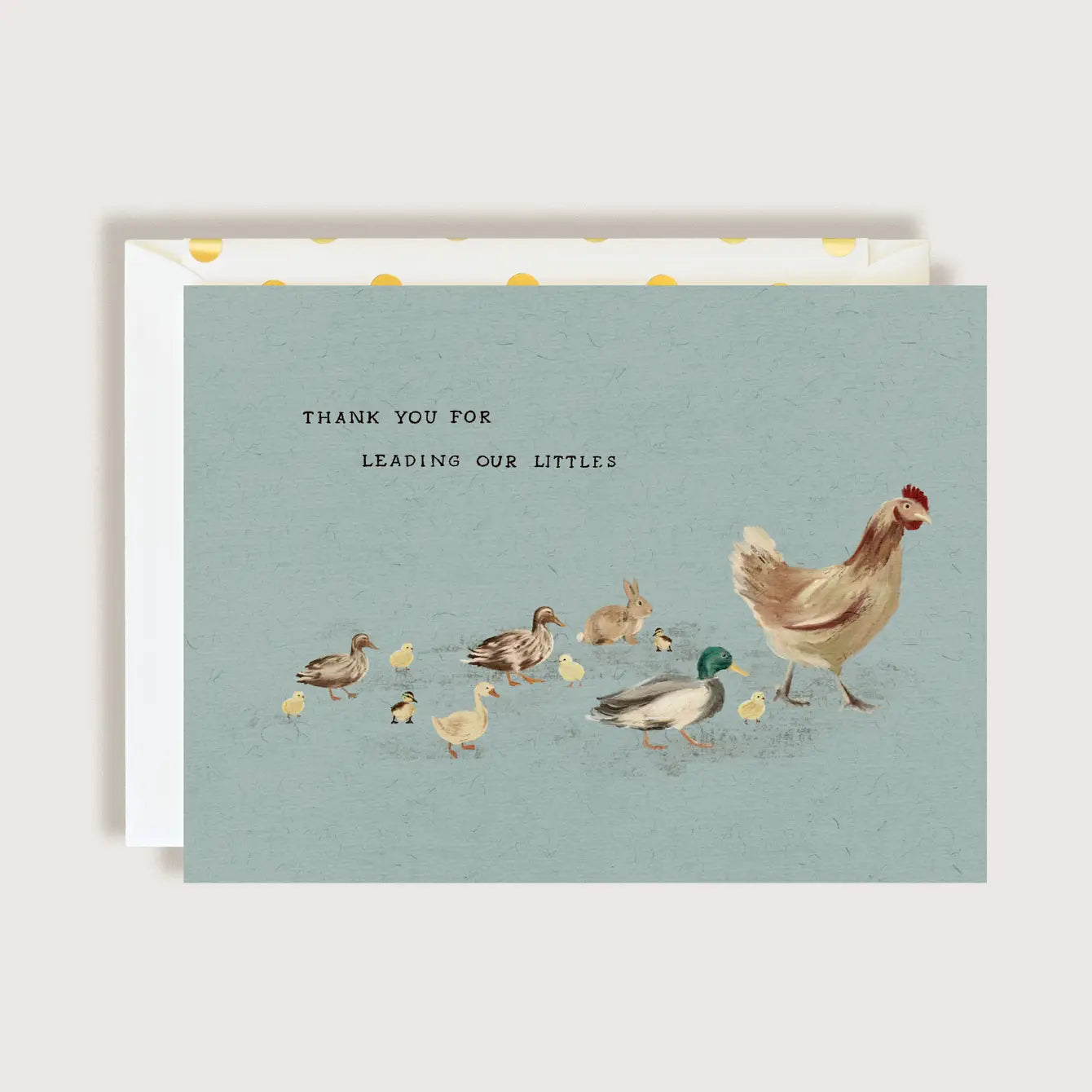 Thank You For Leading Our Littles Greeting Card