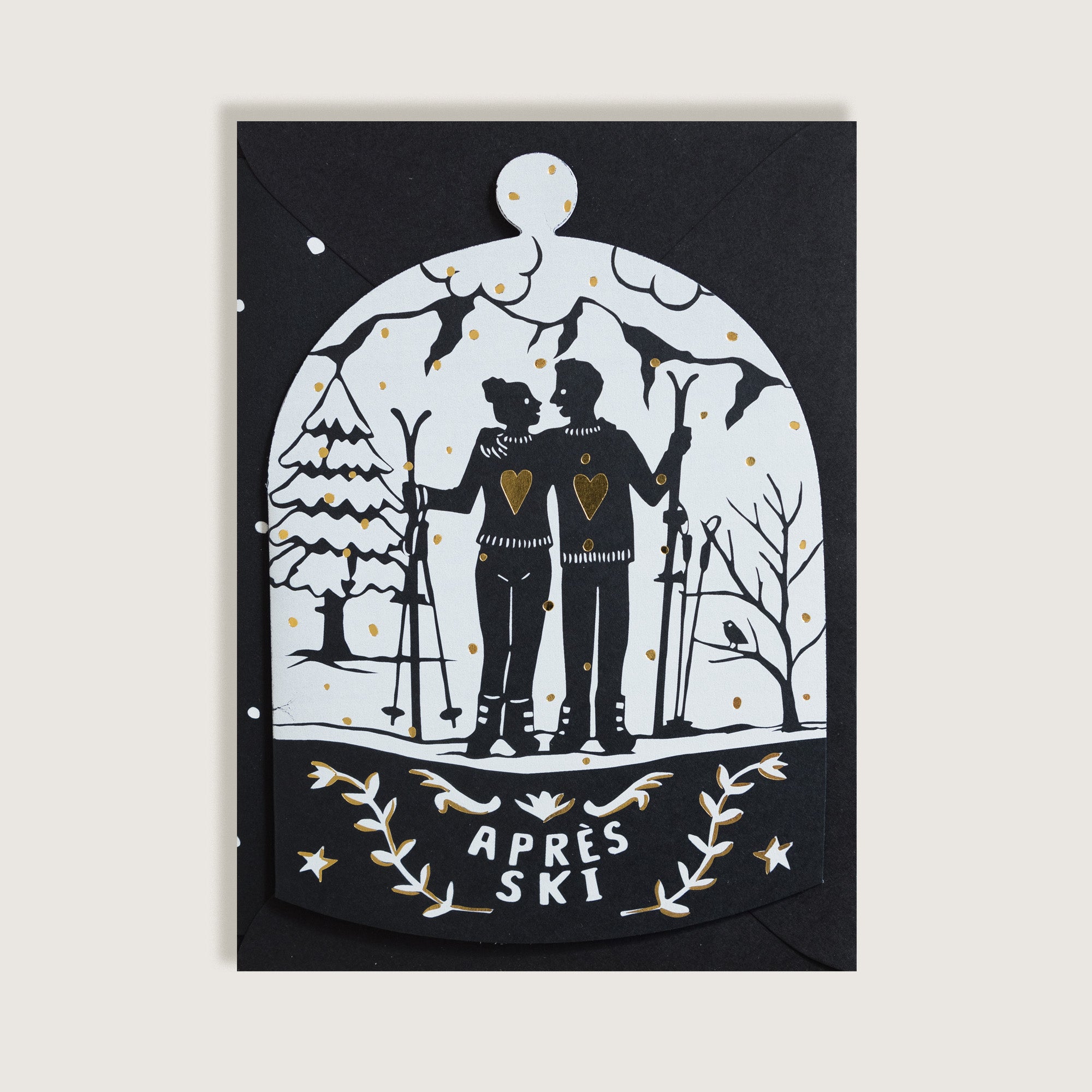 Apres Ski Greeting Card