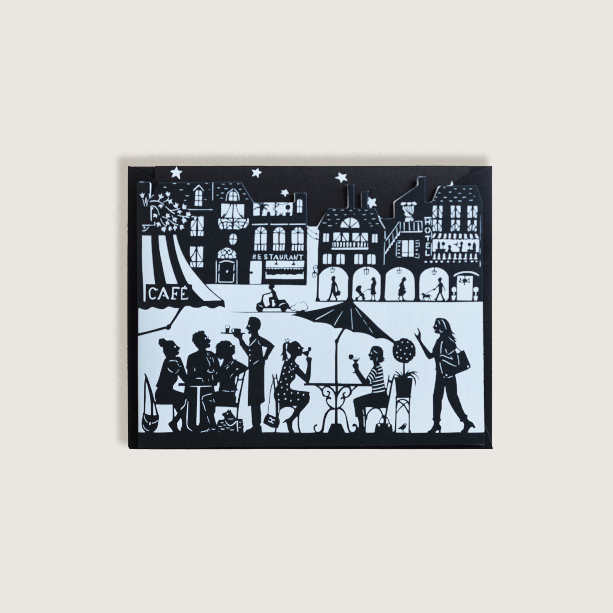 Cafe Terrace Card Die Cut