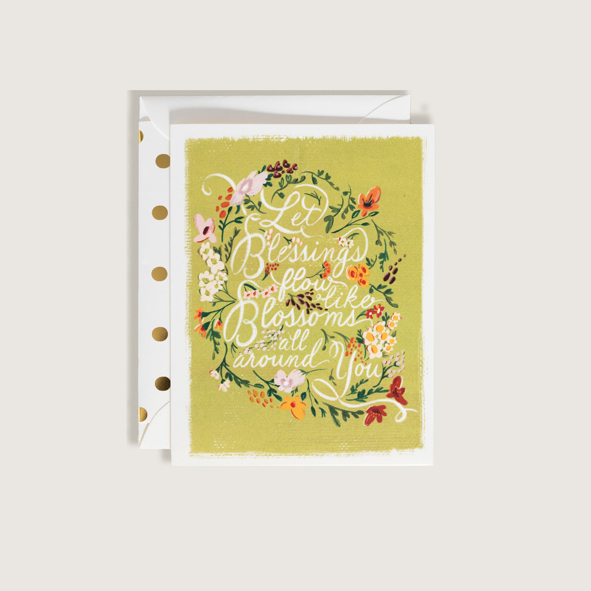 Let Blessings Flow Greeting Card