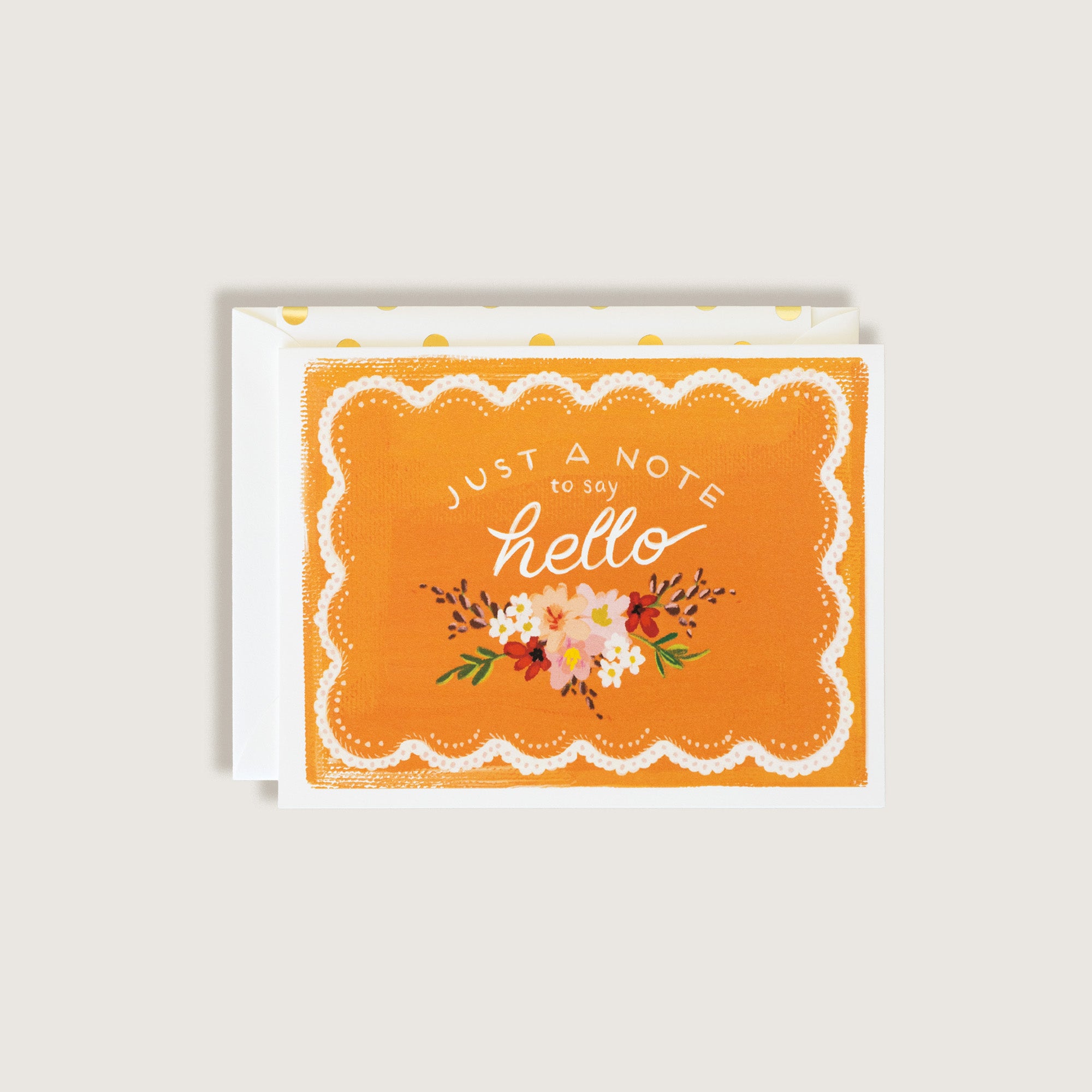 Just a Note to Say Hello Card