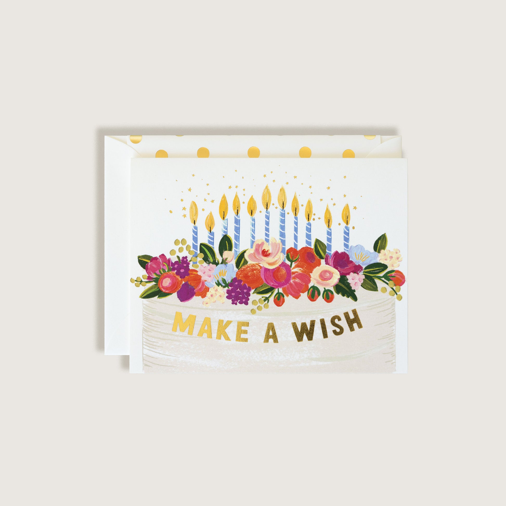 Make A Wish Birthday Greeting Card