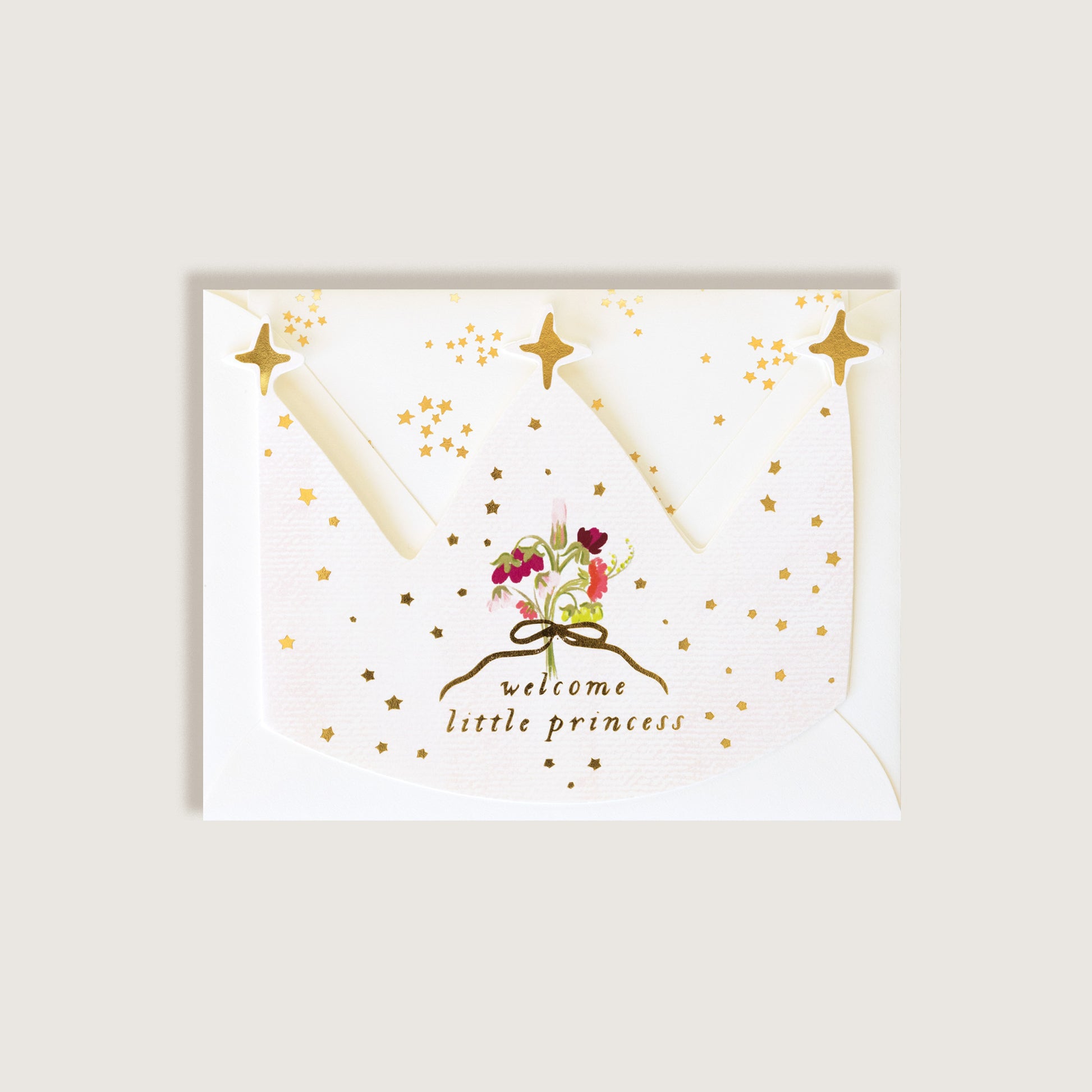 Welcome Little Princess Greeting Card